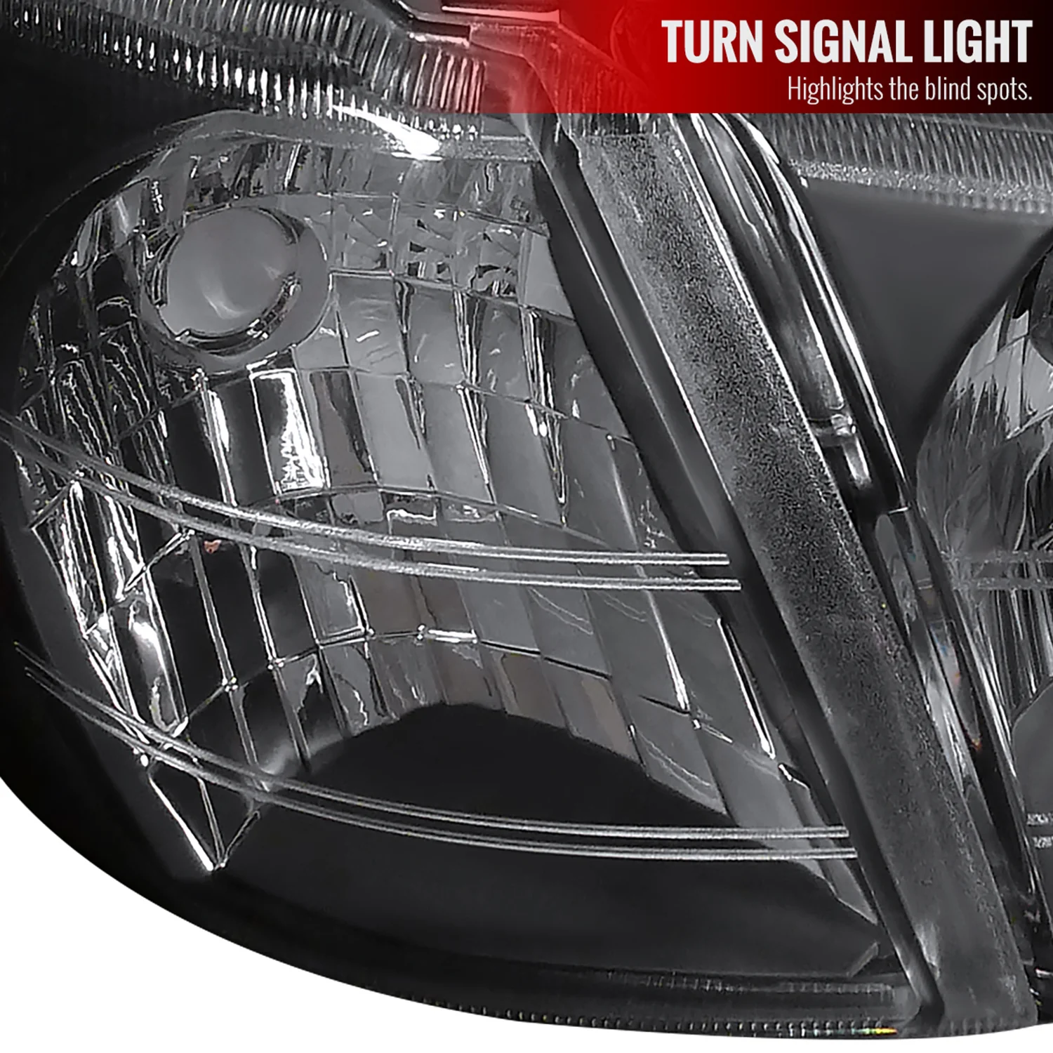 1997-2005 Chevy Venture Pontiac Montana/Trans Sport Crystal Headlights Black - Image 4