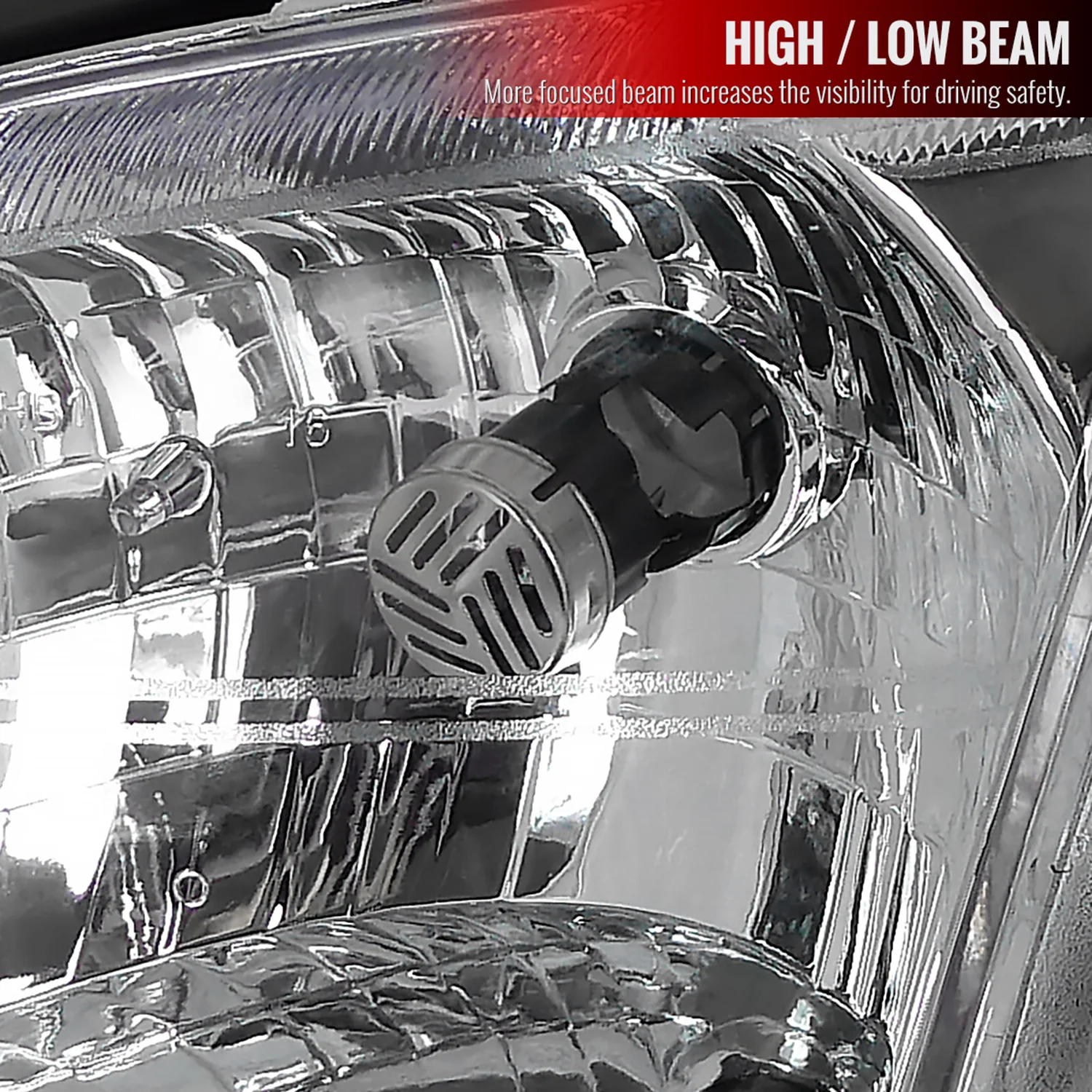 1997-2005 Chevy Venture Pontiac Montana/Trans Sport Crystal Headlights Chrome - Image 2