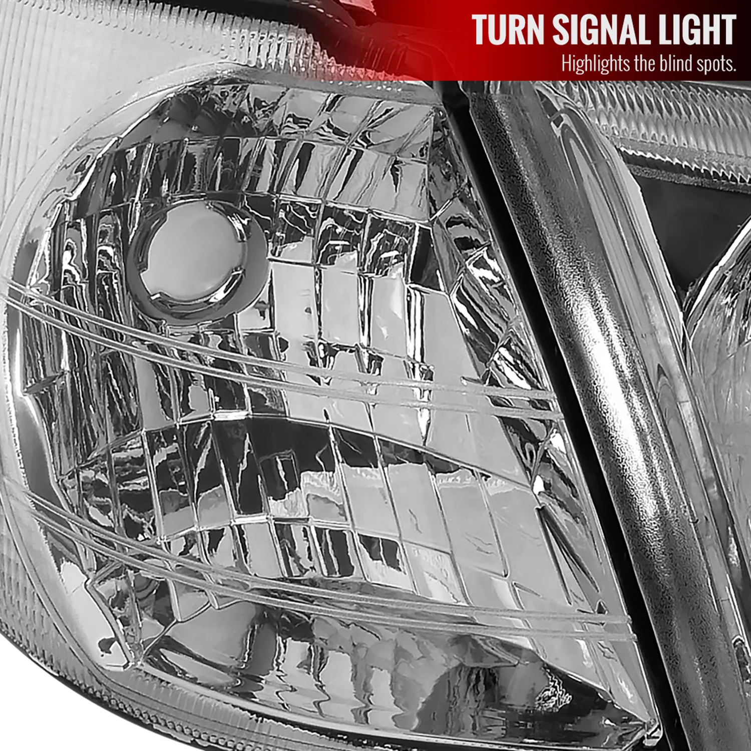 1997-2005 Chevy Venture Pontiac Montana/Trans Sport Crystal Headlights Chrome - Image 4