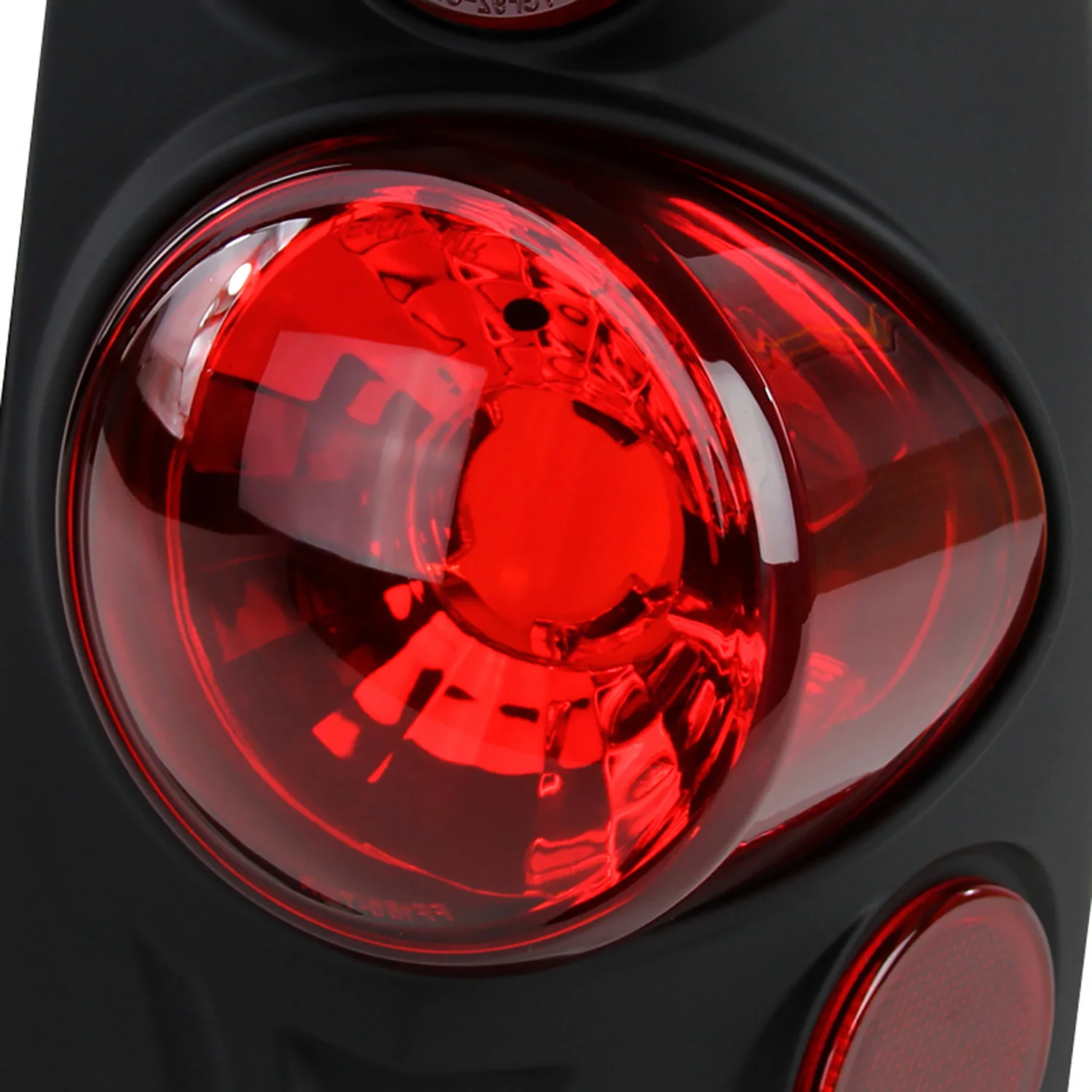 1997-2007 Ford F-150/F-250/350/450/550 Retro Tail Lights Matt Black/Clear - Image 2