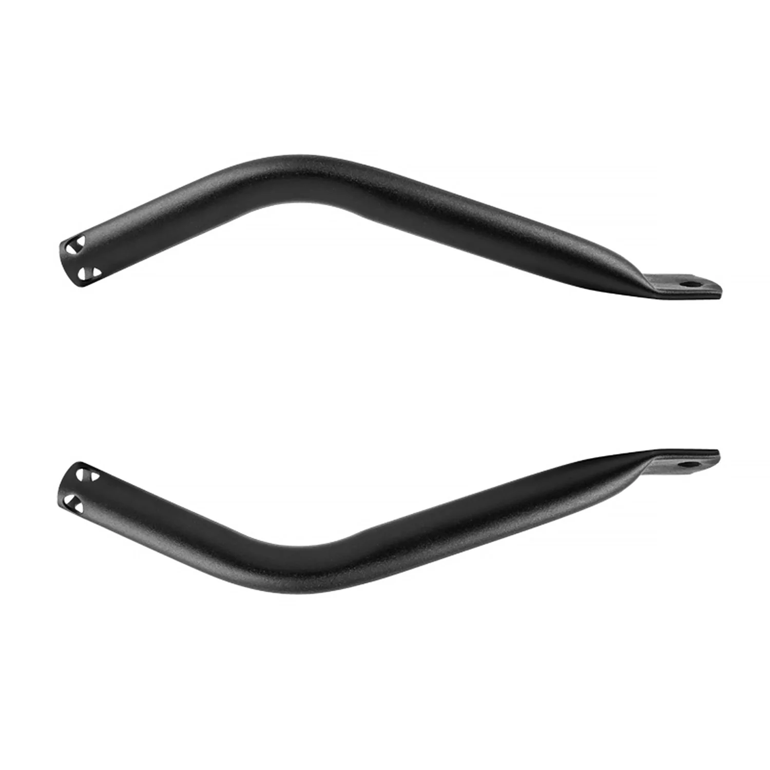 1997-2018 Jeep Wrangler TJ JK Quick Release Black Steel Round Side Mirrors - Image 6