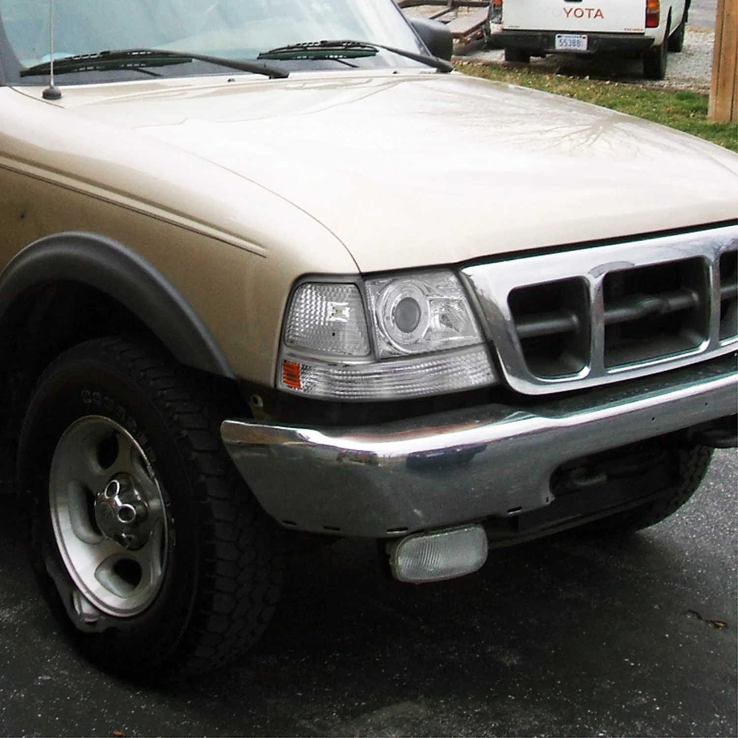 1998-2000 Ford Ranger Corner Parking Turn Signal Lights Chrome/Clear Lens - Image 10