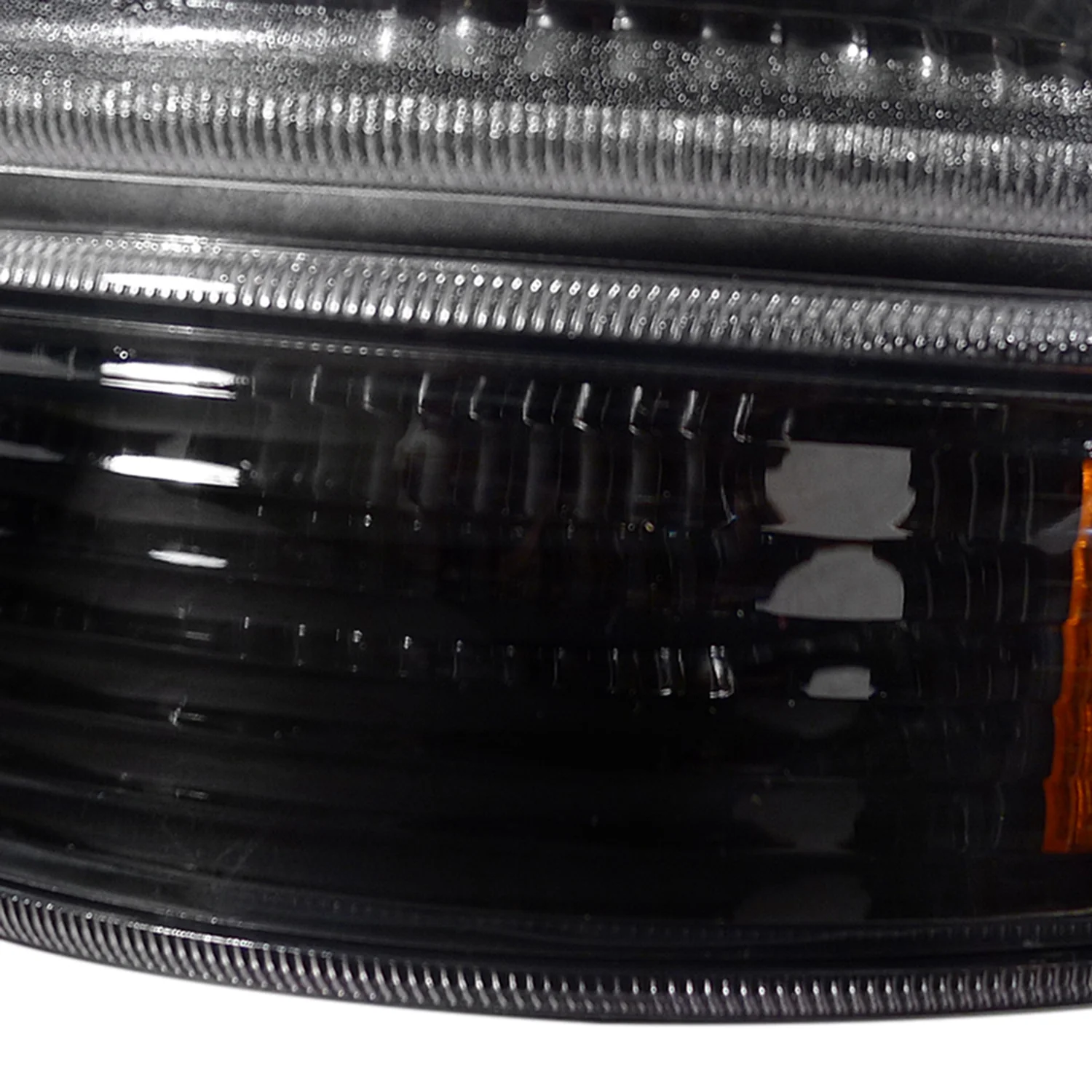 1998-2000 Ford Ranger Corner Parking Turn Signal Lights Matte Black/Clear Lens - Image 6