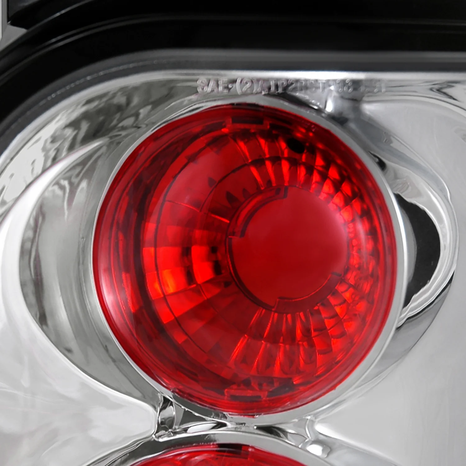 1998-2001 Ford Explorer Mercury Mountaineer Tail Lights Chrome/Clear Lens - Image 2