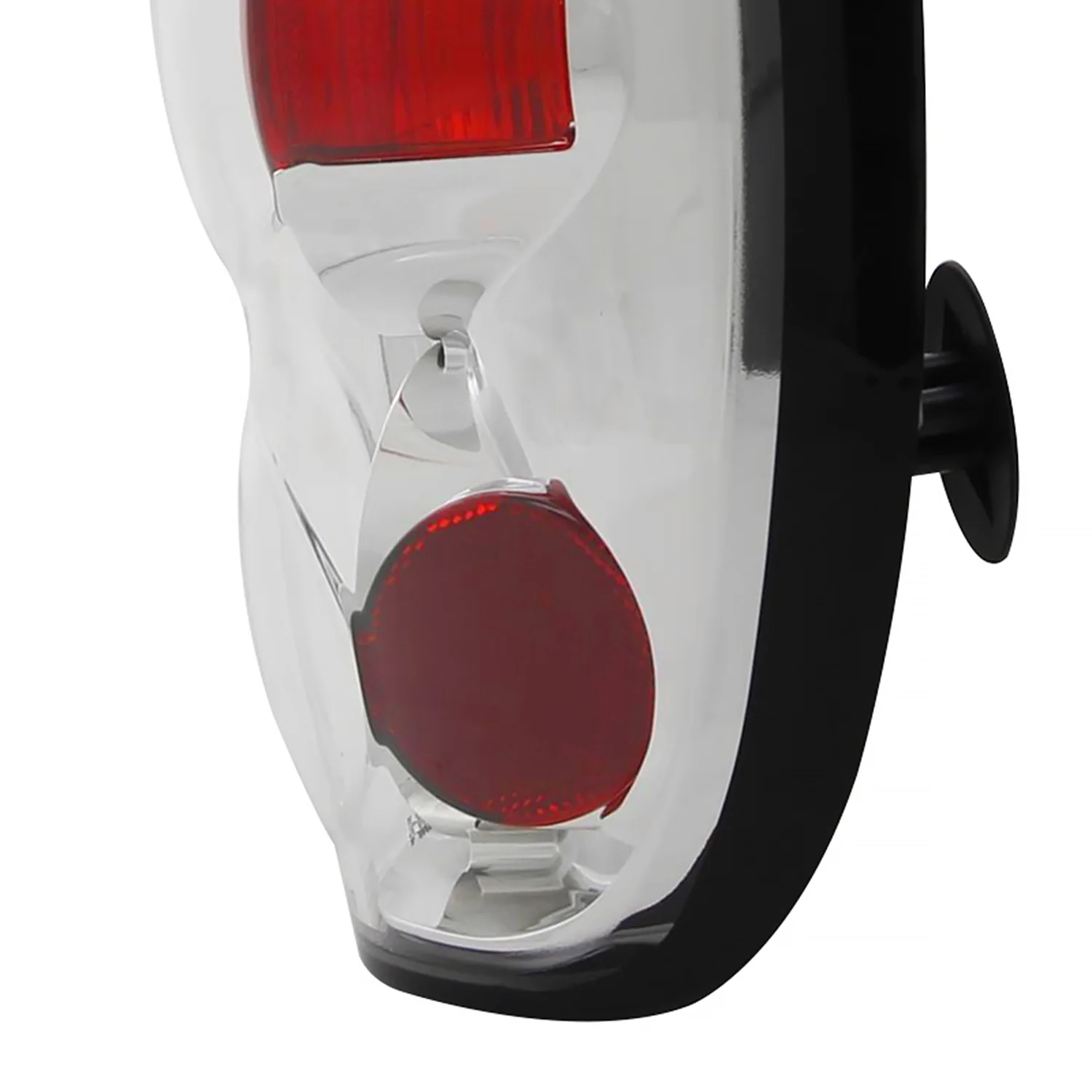1998-2001 Ford Explorer Mercury Mountaineer Tail Lights Chrome/Clear Lens - Image 6