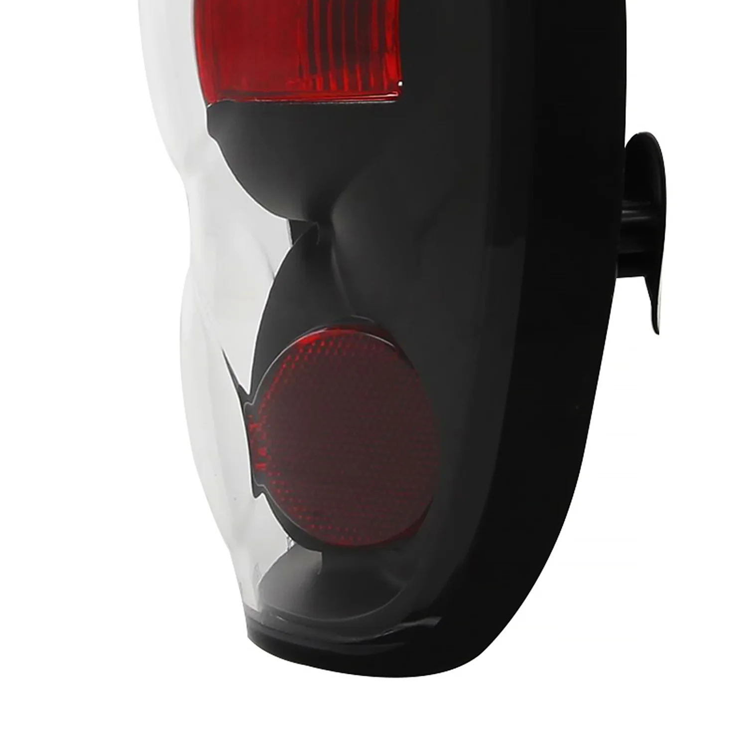 1998-2001 Ford Explorer Mercury Mountaineer Tail Lights Matte Black/Clear Lens - Image 6