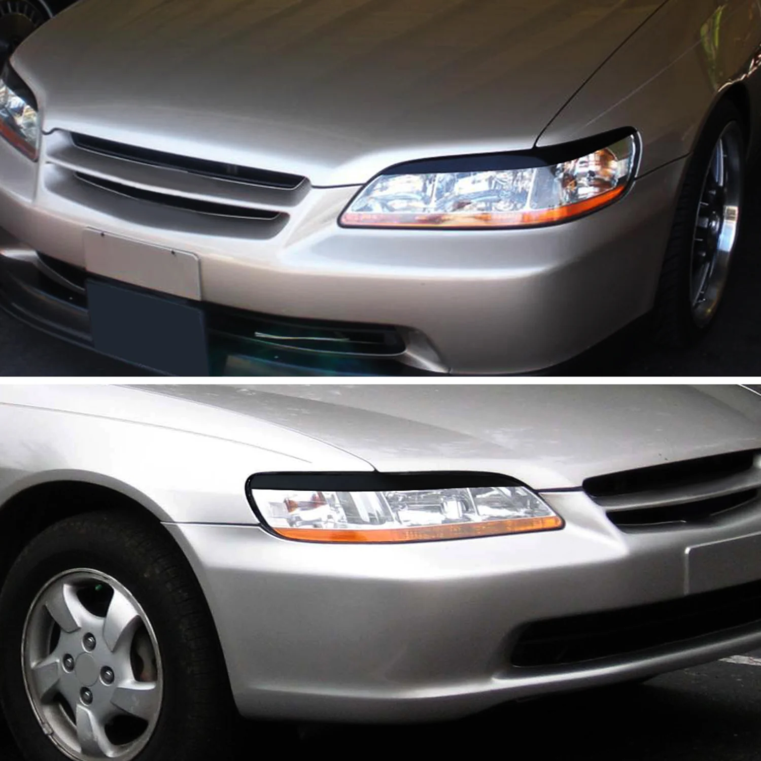 1998-2002 Honda Accord Euro Style ABS Eyelids Black - Image 10