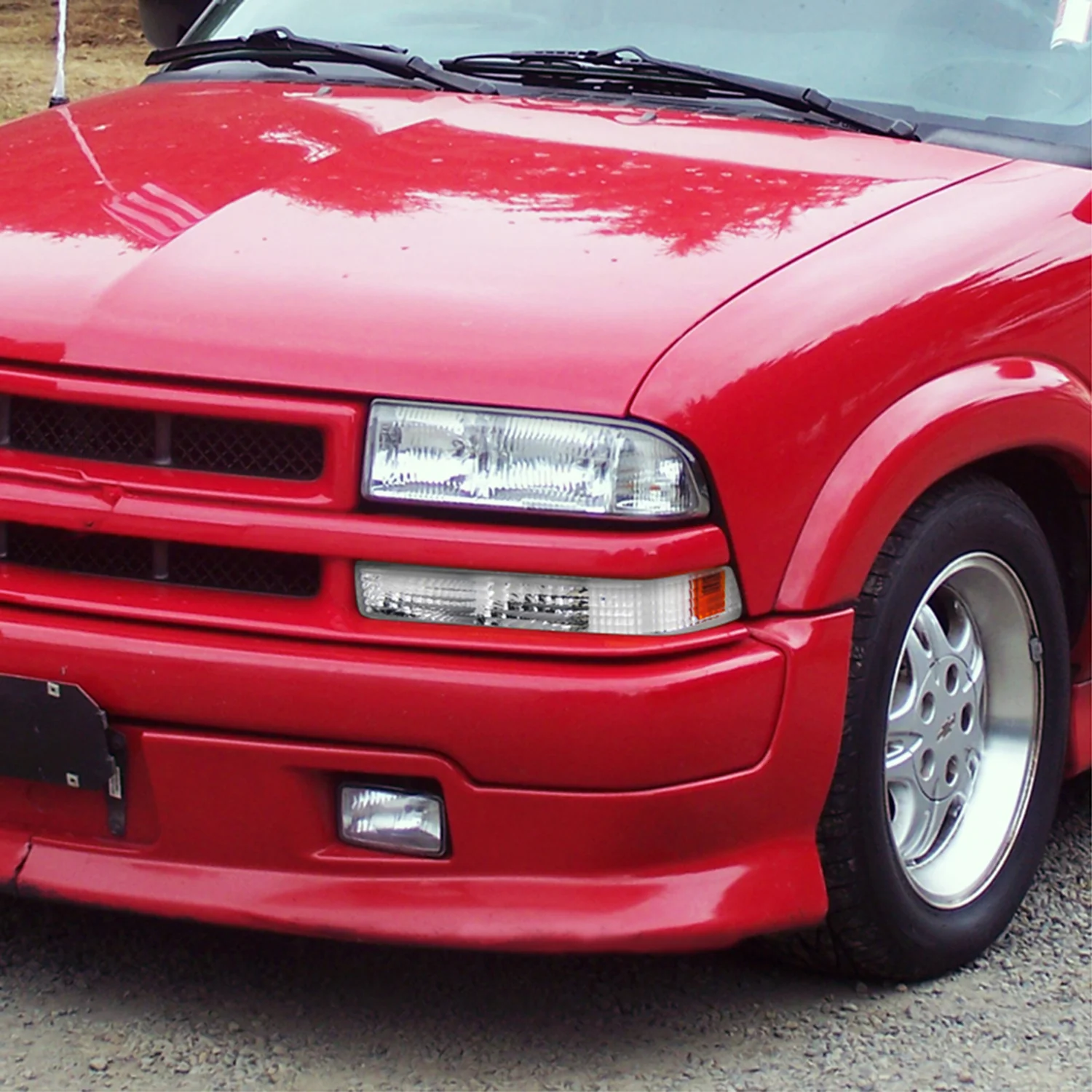 1998-2004 Chevy S10/ GMC Sonoma Bumper Lights Chrome Housing/Clear Lens - Image 9
