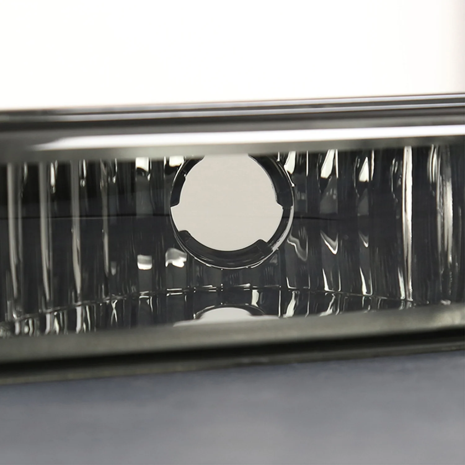 1998-2004 Chevy S10/ GMC Sonoma Bumper Lights Chrome Housing/Smoke Lens - Image 3