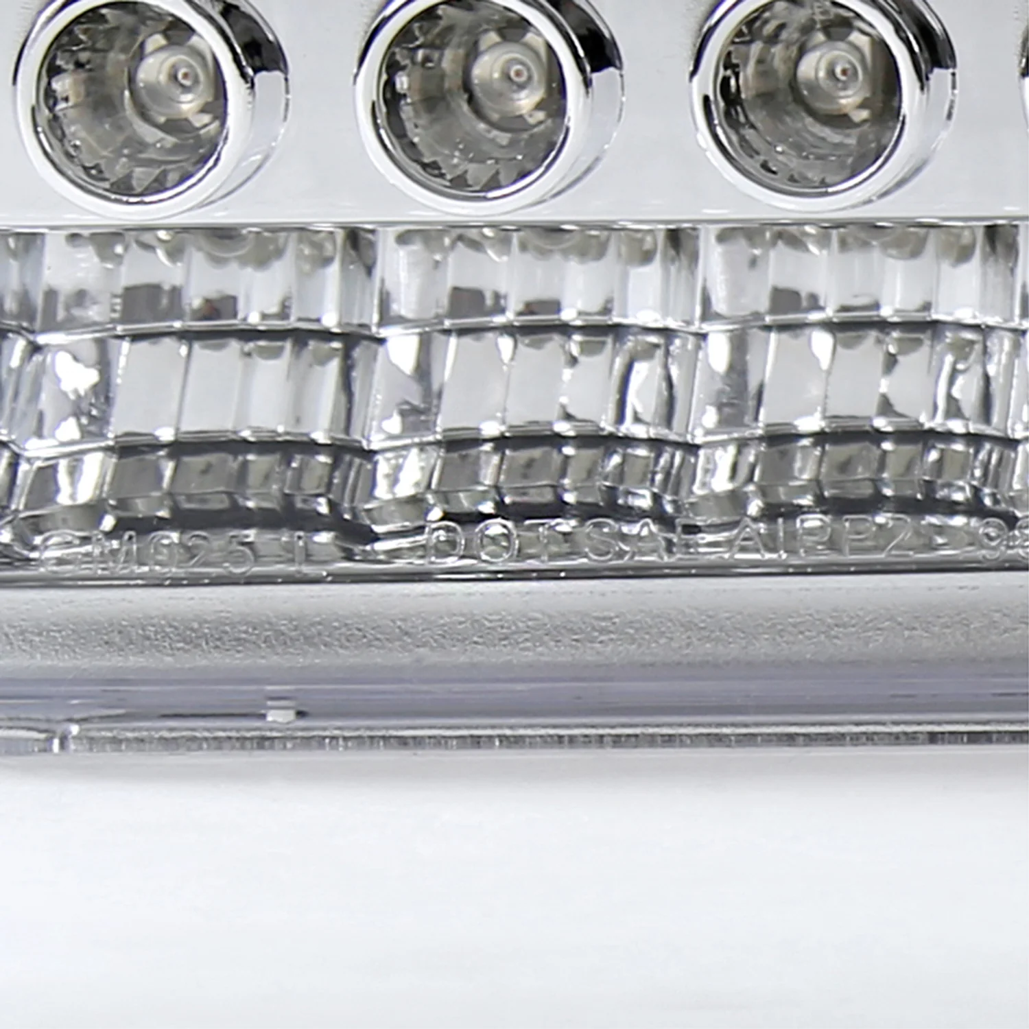 1998-2004 Chevy S10/ GMC Sonoma LED Bumper Lights Chrome Housing/Clear Lens - Image 6