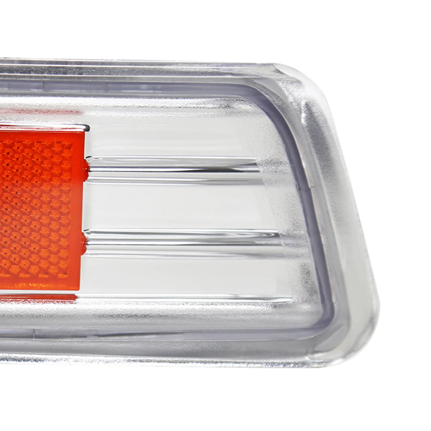 1998-2004 Chevy S10/ GMC Sonoma LED Bumper Lights Chrome Housing/Clear Lens - Image 8