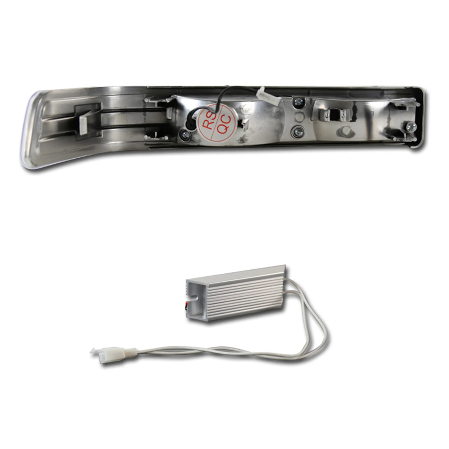 1998-2004 Chevy S10/ GMC Sonoma LED Bumper Lights Chrome Housing/Clear Lens - Image 9