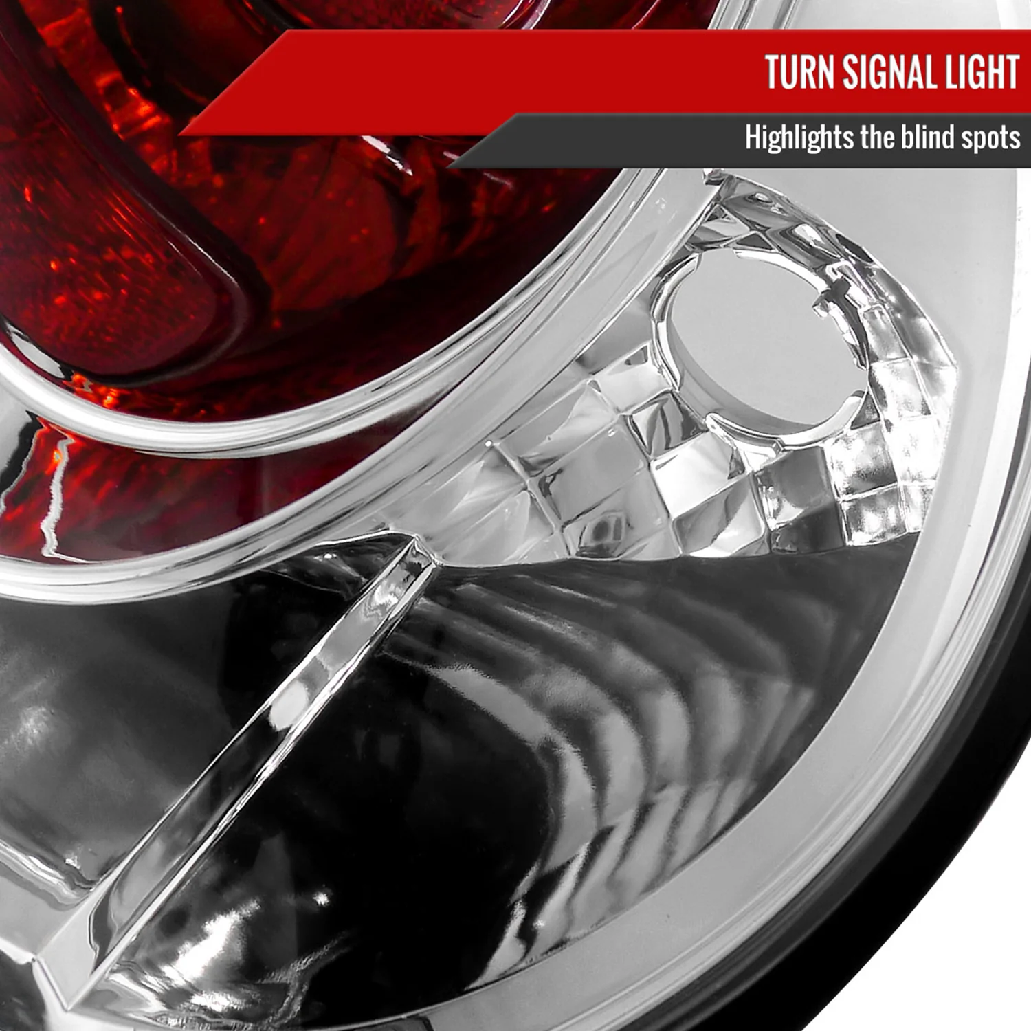 1998-2005 VW Beetle Tail Lights Chrome Housing/Clear Lens - Image 4