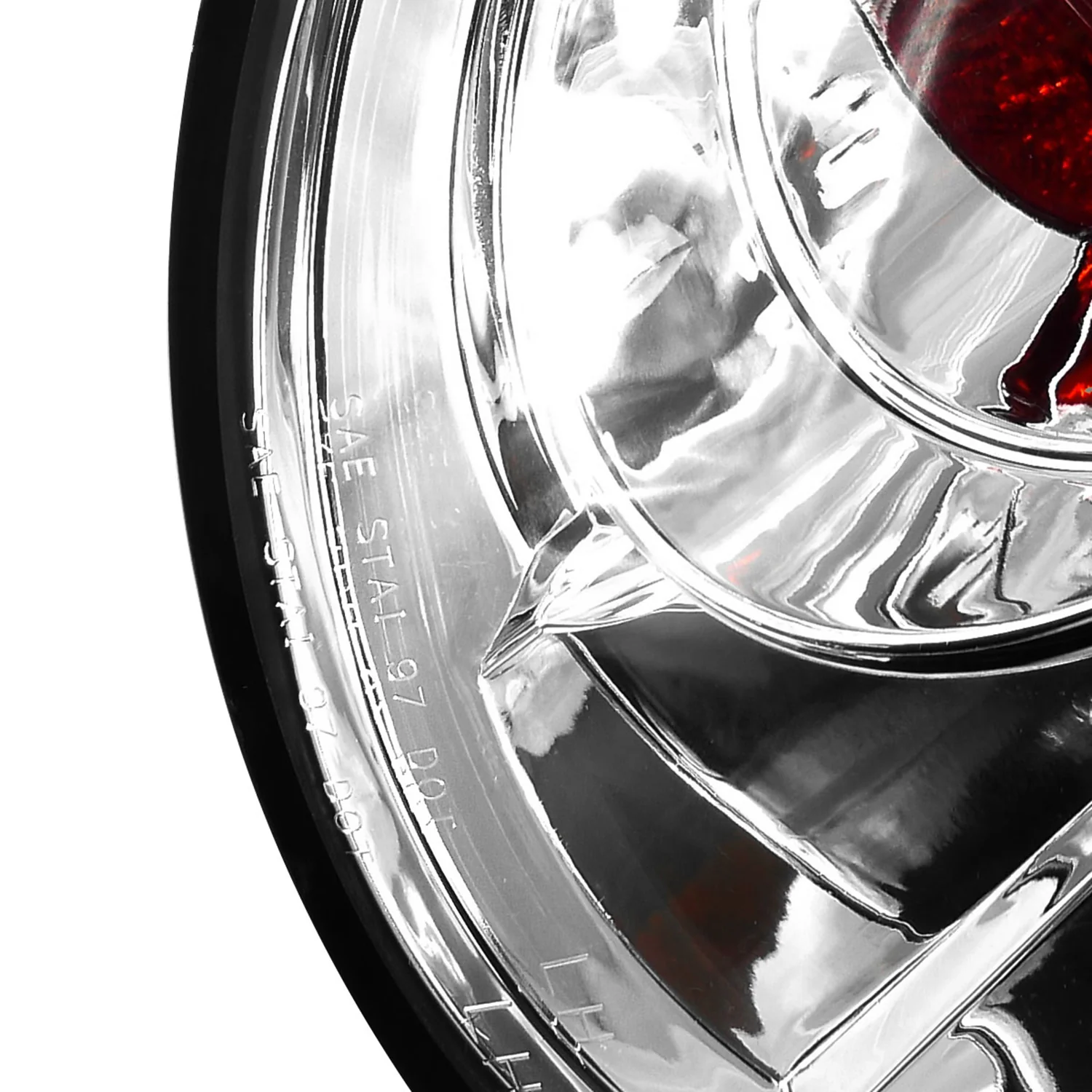 1998-2005 VW Beetle Tail Lights Chrome Housing/Clear Lens - Image 5
