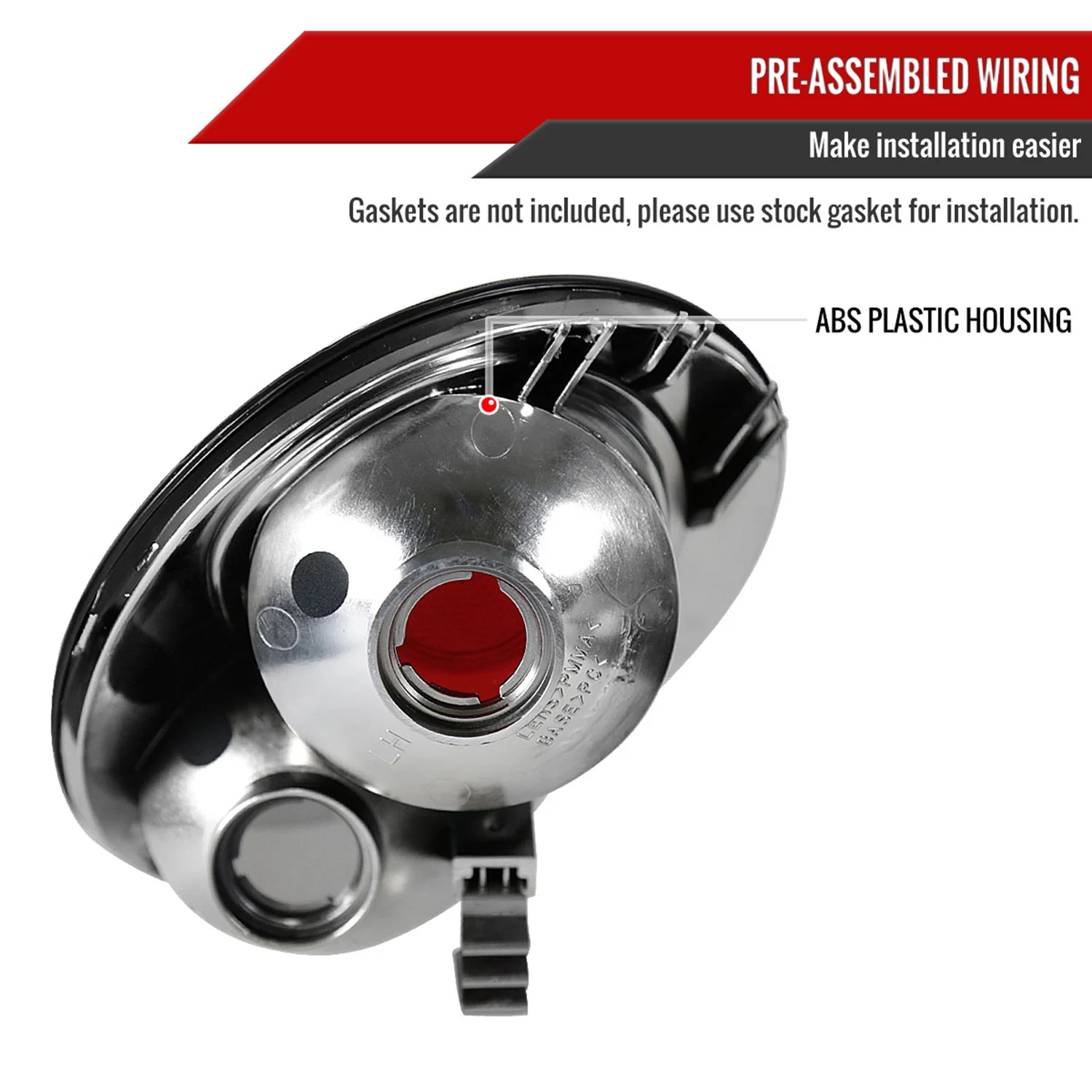 1998-2005 VW Beetle Tail Lights Chrome Housing/Clear Lens - Image 7