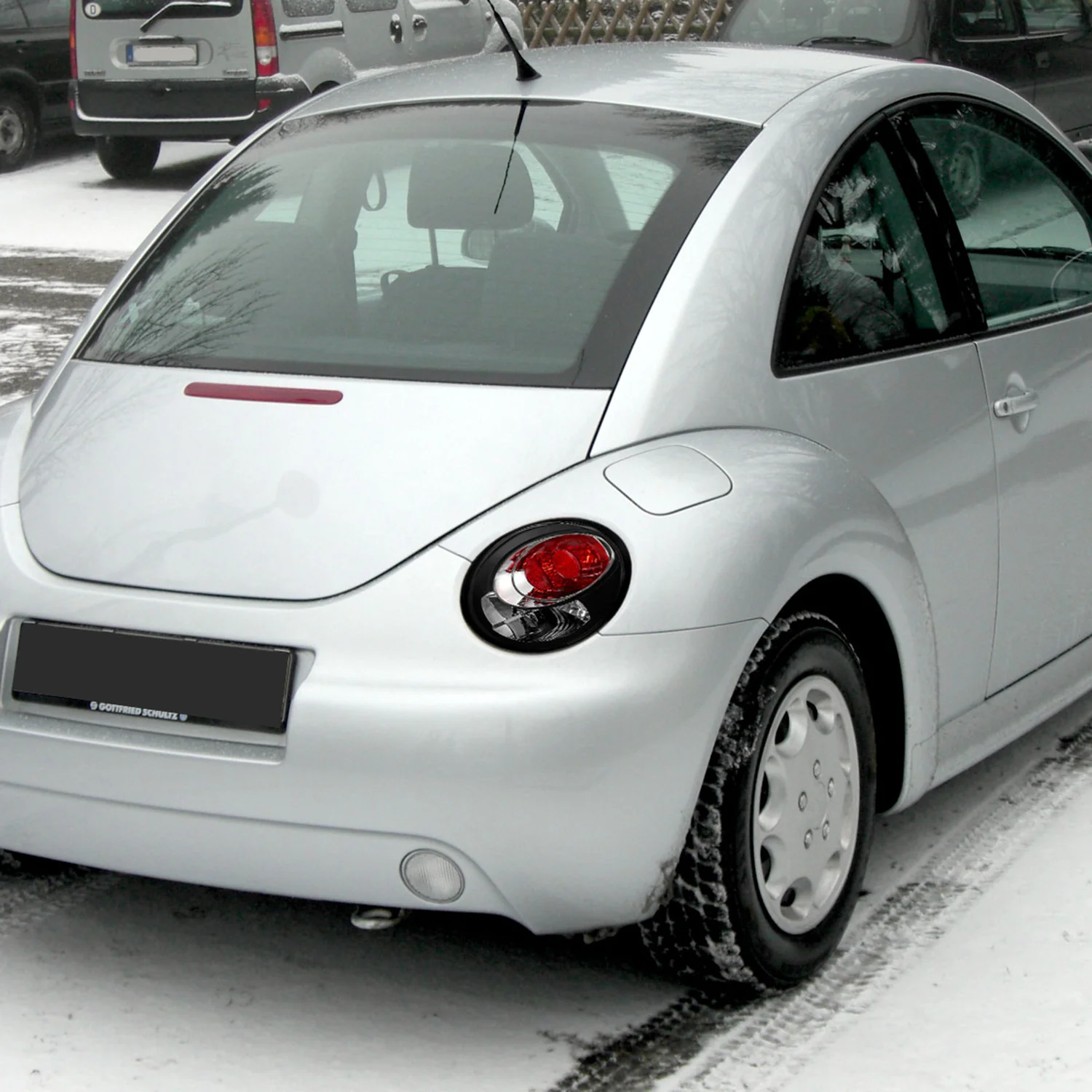 1998-2005 VW Beetle Tail Lights Matte Black Housing/Clear Lens - Image 10