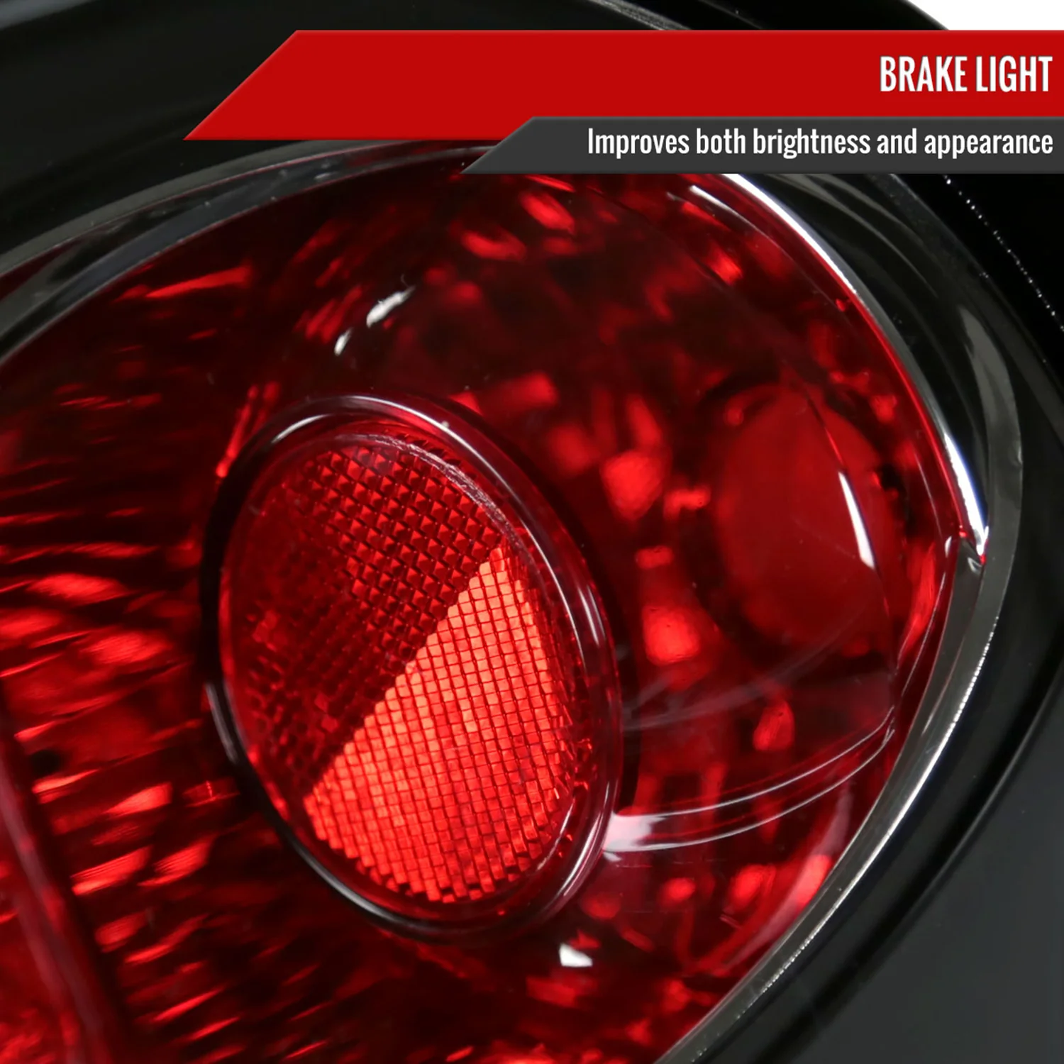 1998-2005 VW Beetle Tail Lights Matte Black Housing/Clear Lens - Image 3