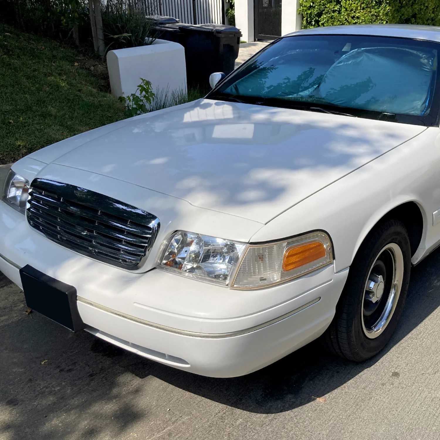 1998-2011 Ford Crown Victoria Factory Style Headlights Chrome/Clear Lens - Image 9