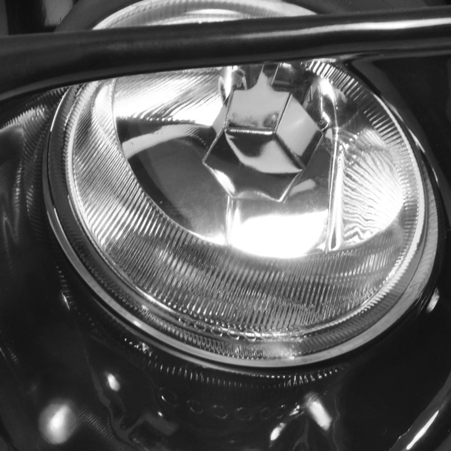 1999-2000 Honda Civic H3 Fog Lights Kit Chrome Housing/Clear Lens - Image 2