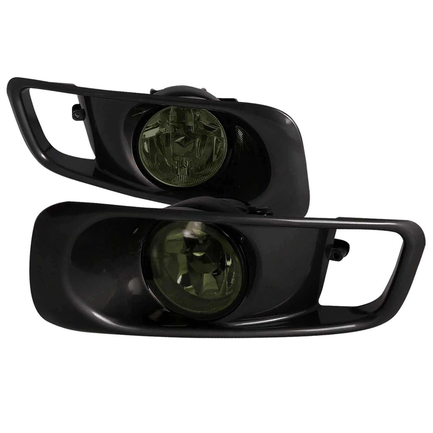1999-2000 Honda Civic H3 Fog Lights Kit Chrome Housing/Smoke Lens
