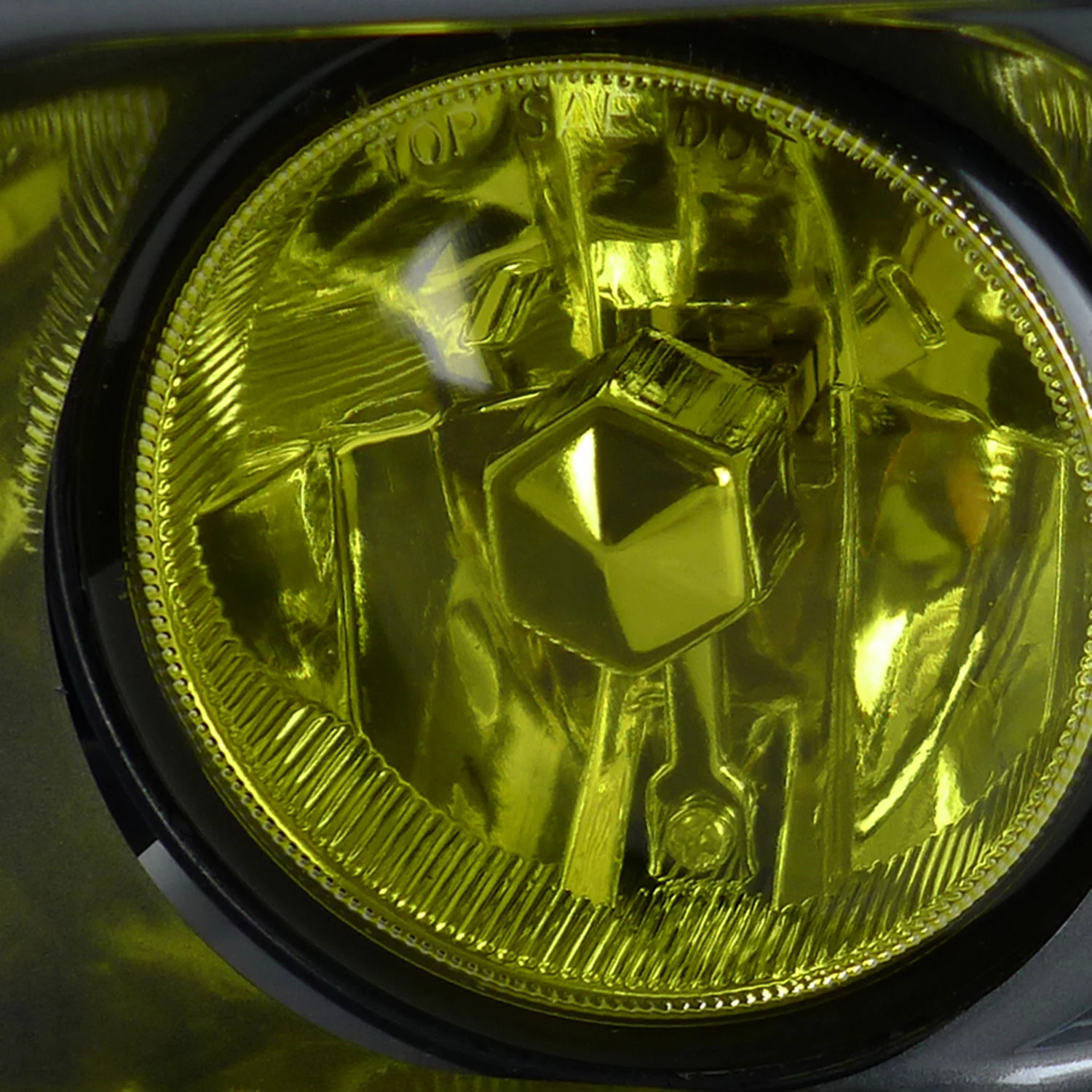1999-2000 Honda Civic H3 Fog Lights Kit Chrome Housing/Yellow Lens - Image 2