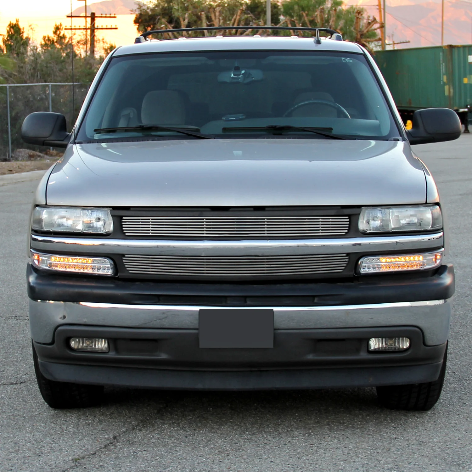 1999-2002 Chevy Silverado/ 00-2006 Tahoe Suburban LED Bumper Lights Chrome - Image 10