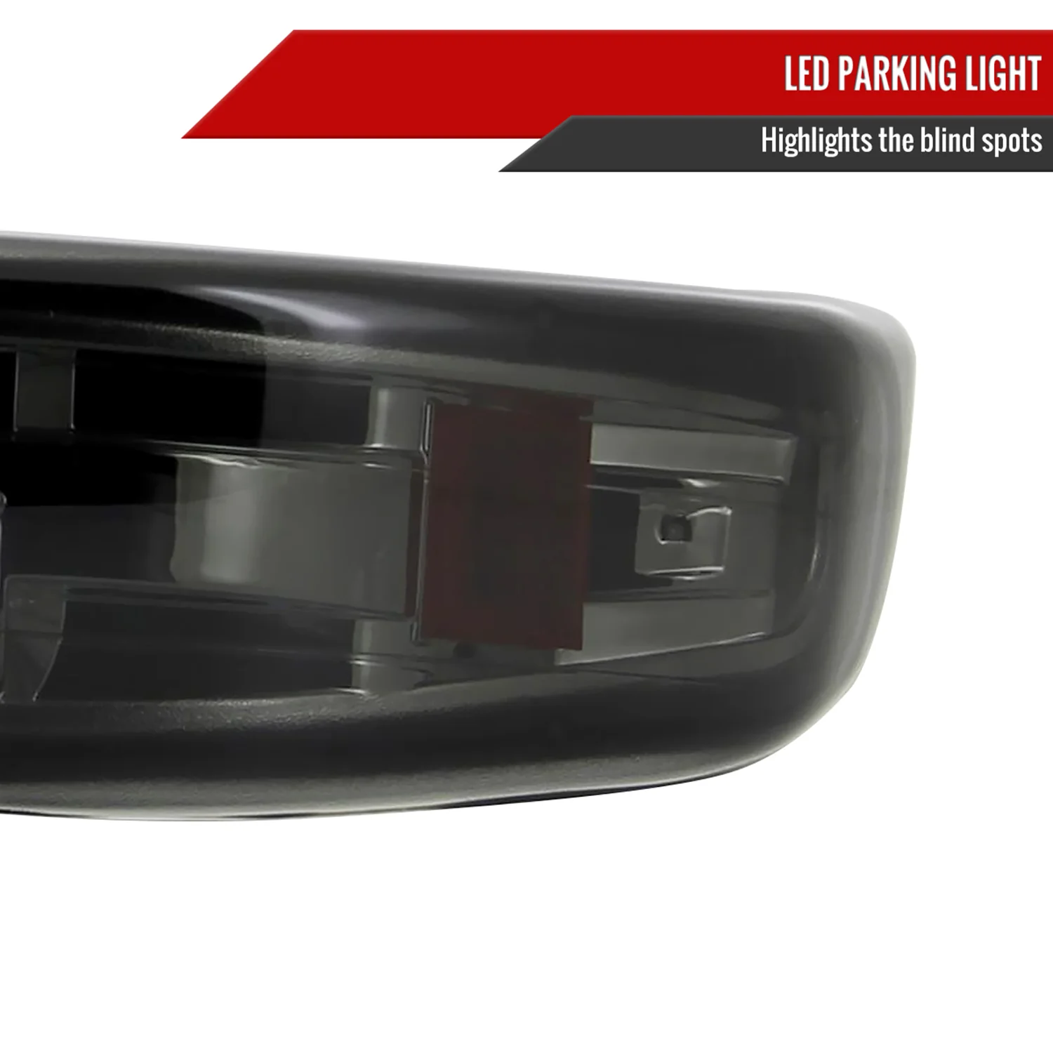 1999-2002 Chevy Silverado/ 00-2006 Tahoe Suburban LED Bumper Lights Chrome Smoke - Image 5