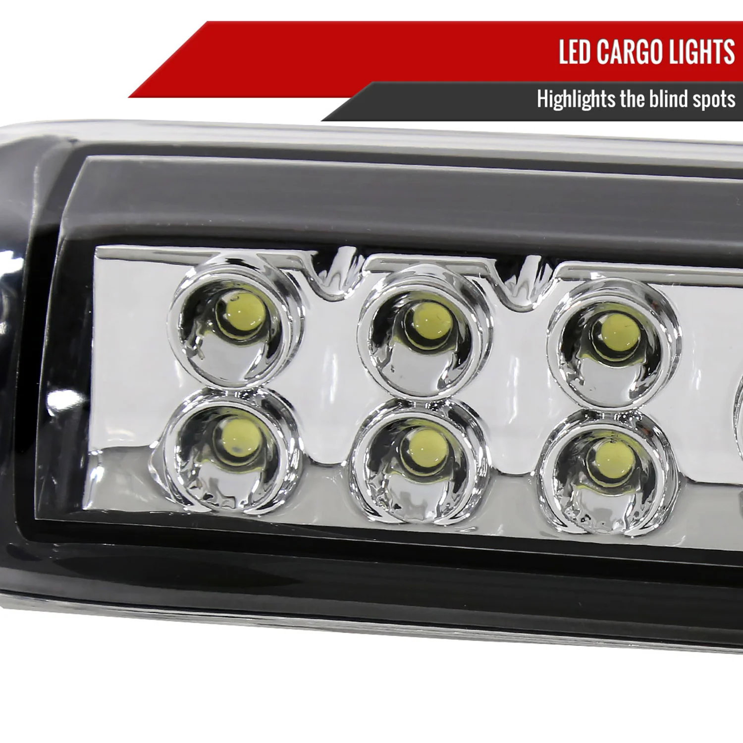 1999-2002 Chevy Silverado/1999-2006 GMC Sierra LED 3rd Brake Light - RS Chrome - Image 5