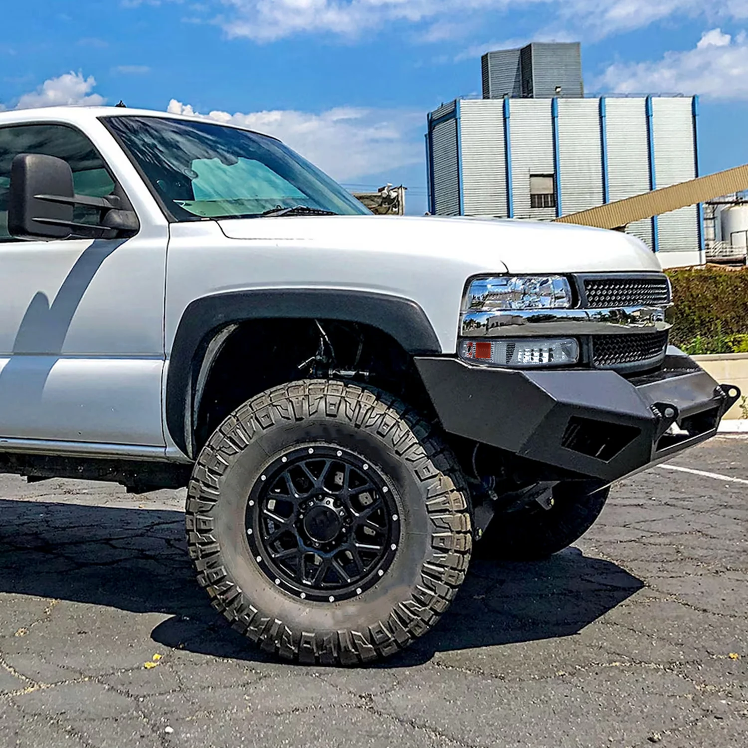 1999-2002 Chevy Silverado/ 2000-2006 Tahoe Suburban Bumper Lights Chrome/Clear - Image 9
