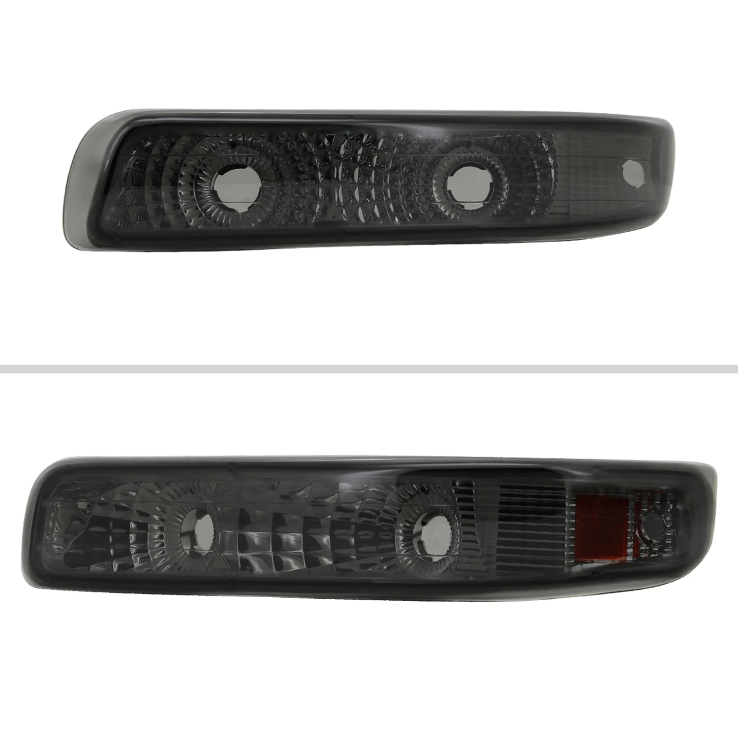 1999-2002 Chevy Silverado/ 2000-2006 Tahoe Suburgan Bumper Lights Chrome/Smoke - Image 2