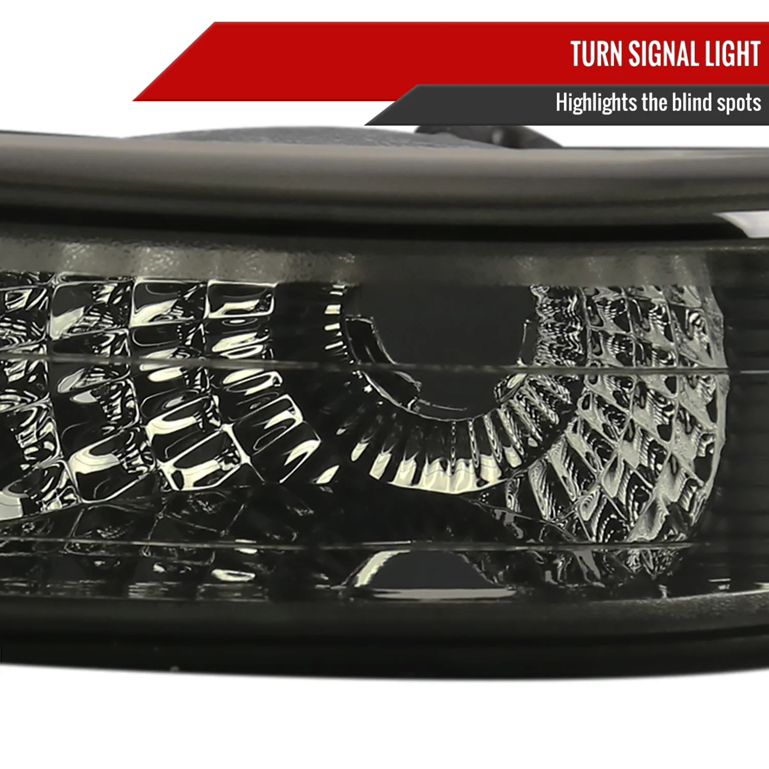 1999-2002 Chevy Silverado/ 2000-2006 Tahoe Suburgan Bumper Lights Chrome/Smoke - Image 3