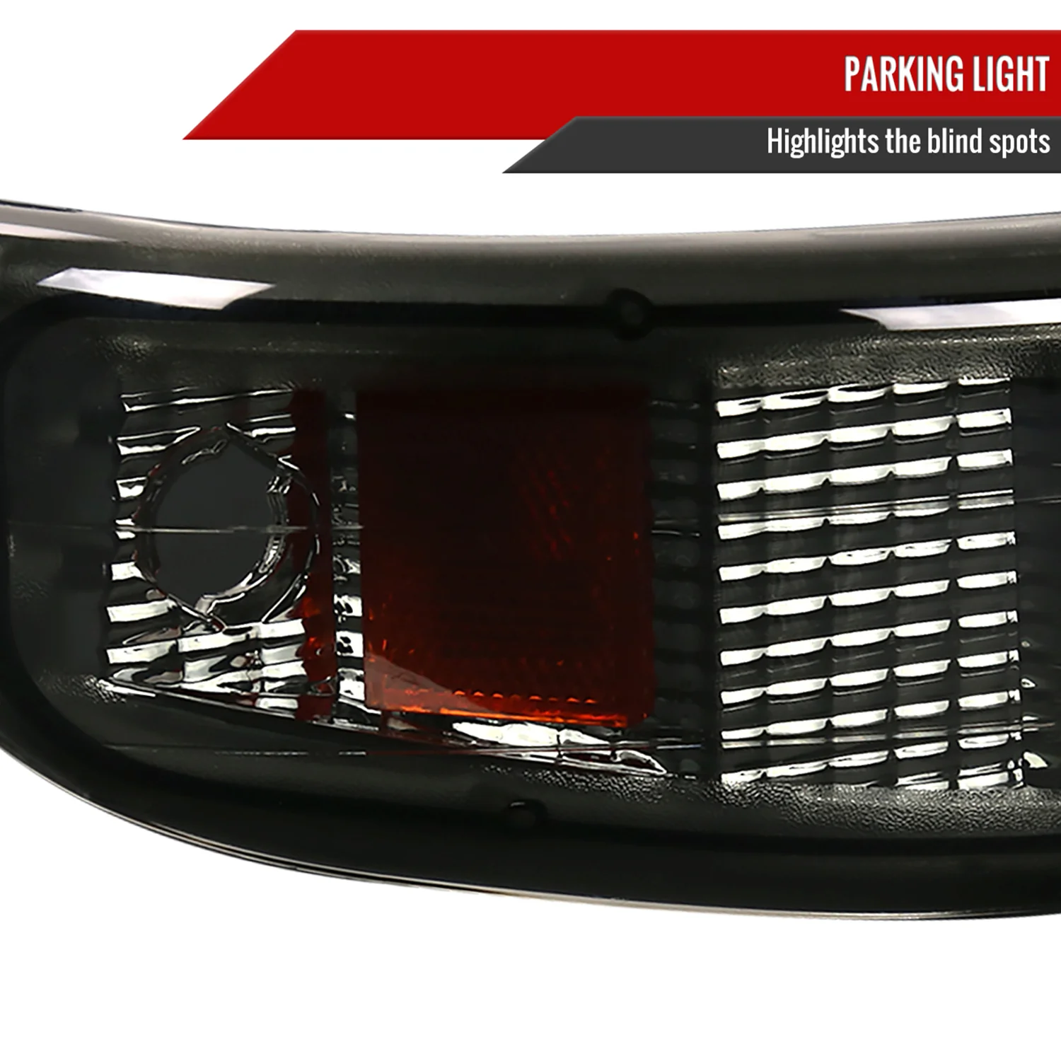 1999-2002 Chevy Silverado/ 2000-2006 Tahoe Suburgan Bumper Lights Chrome/Smoke - Image 5
