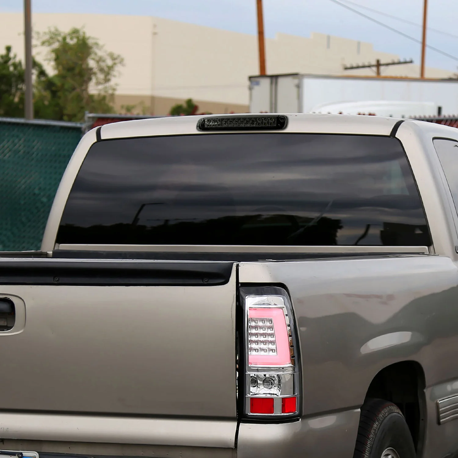 1999-2002 Chevy Silverado/ 99-2006 GMC Sierra LED 3rd Brake Light Chrome/Smoke - Image 10