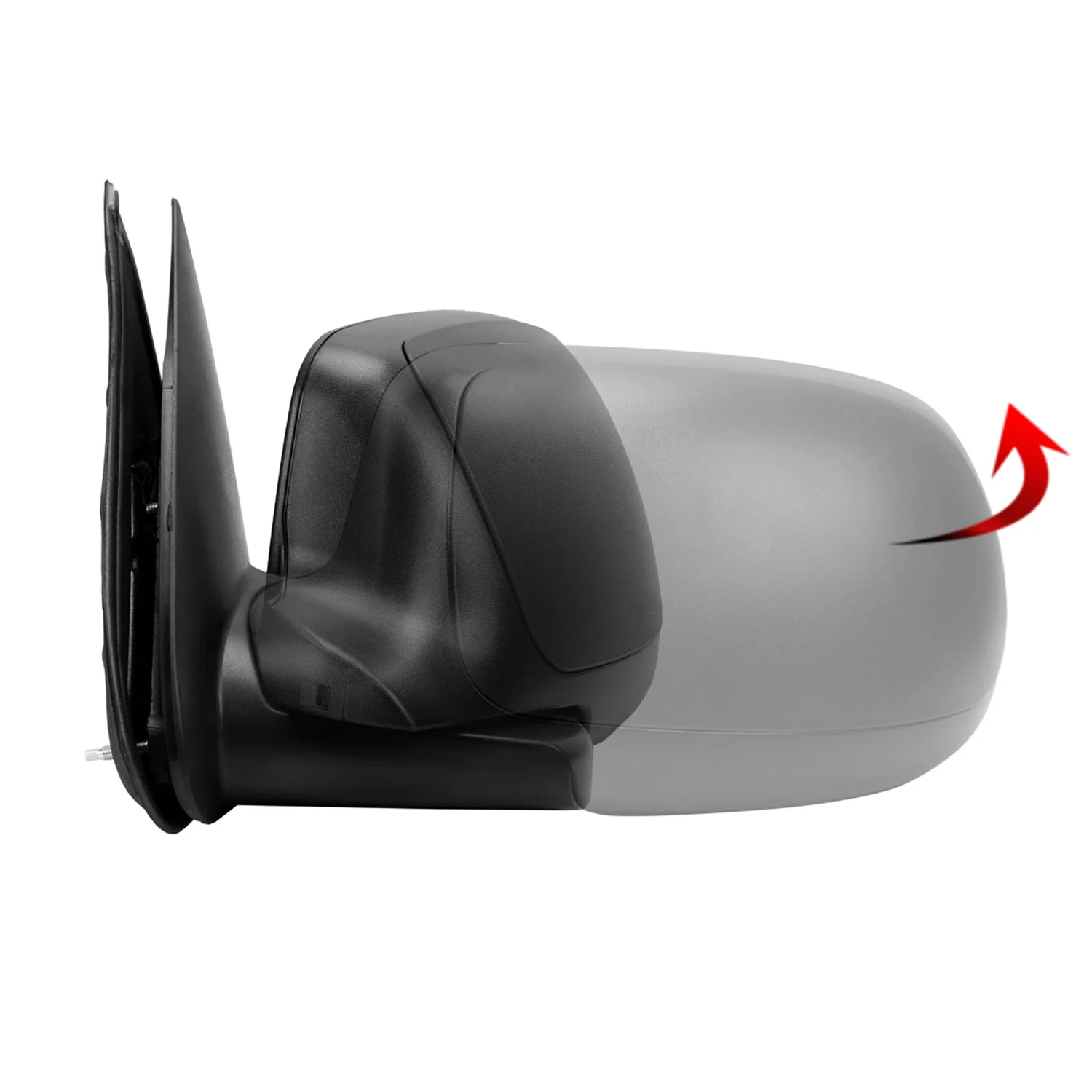 1999-2002 Chevy Silverado/Suburban/Sierra/Yukon Black Passenger Side Mirror - Image 2