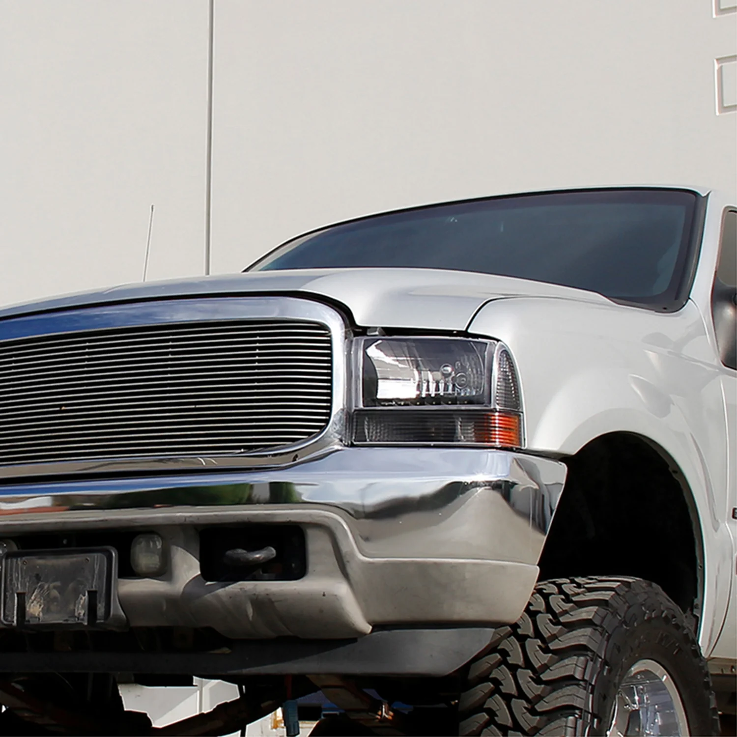 1999-2004 Ford F-250/350/450/550/Excursion Corner Lights Matt Black/Clear - Image 10
