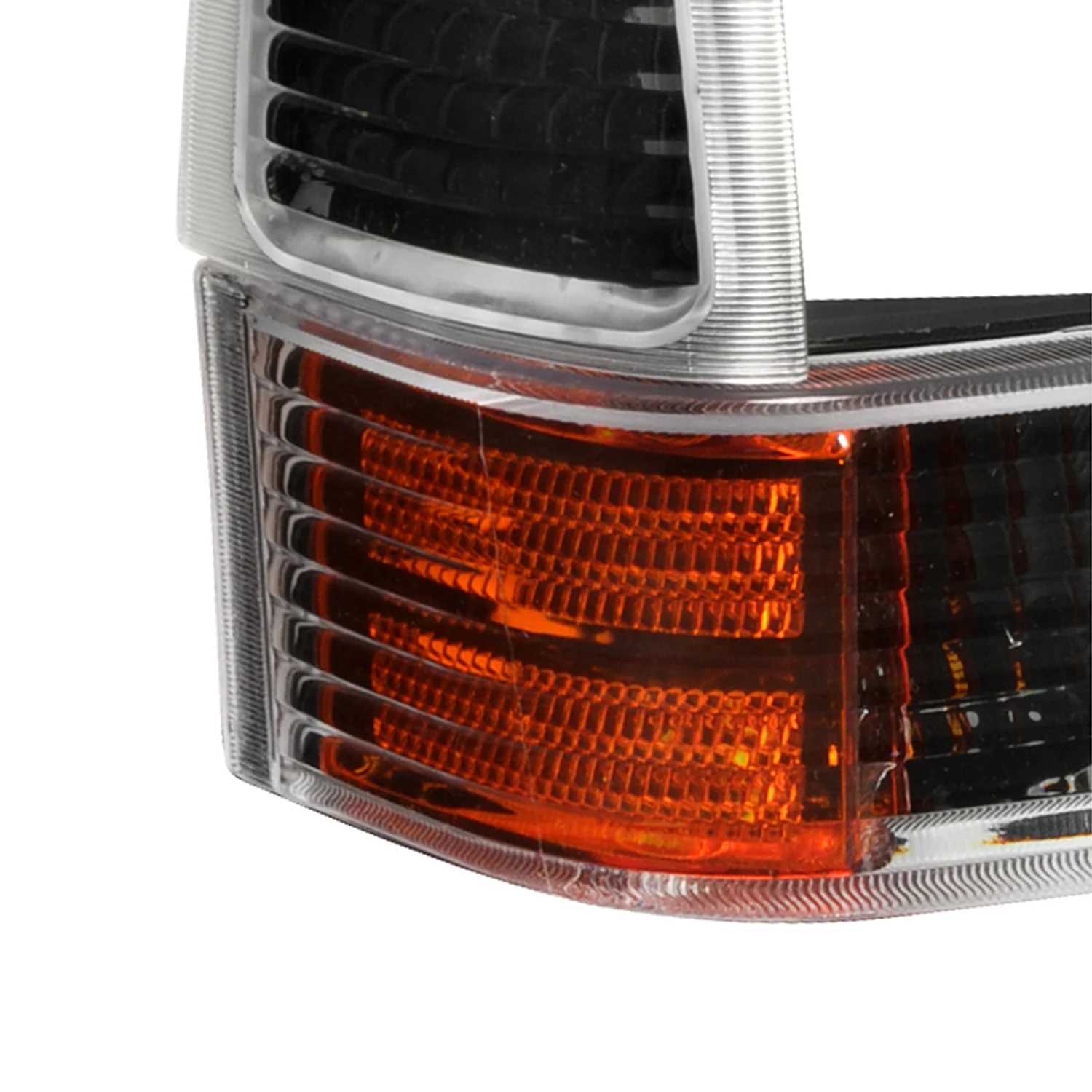 1999-2004 Ford F-250/350/450/550/Excursion Corner Lights Matt Black/Clear - Image 4