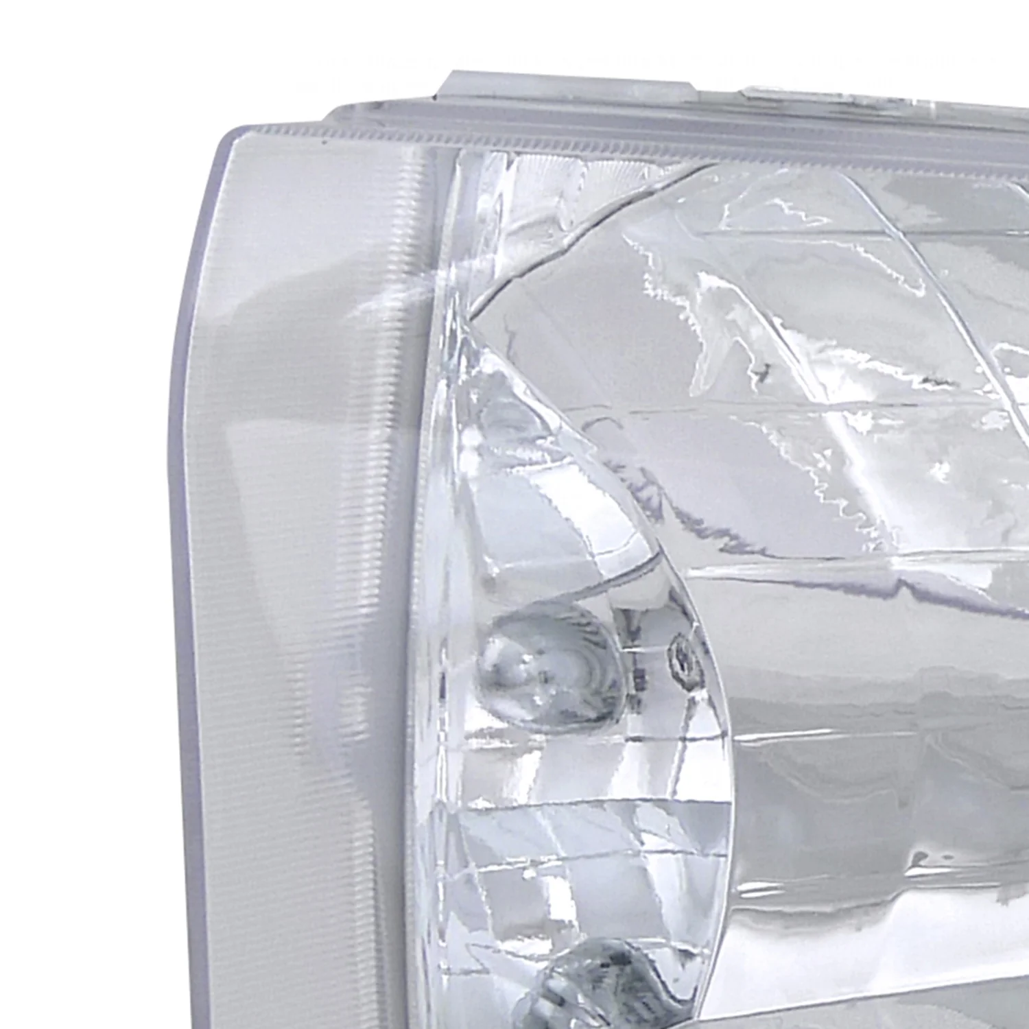 1999-2004 Ford F-250/350/450/550/Excursion Factory Headlights Chrome/Clear - Image 3