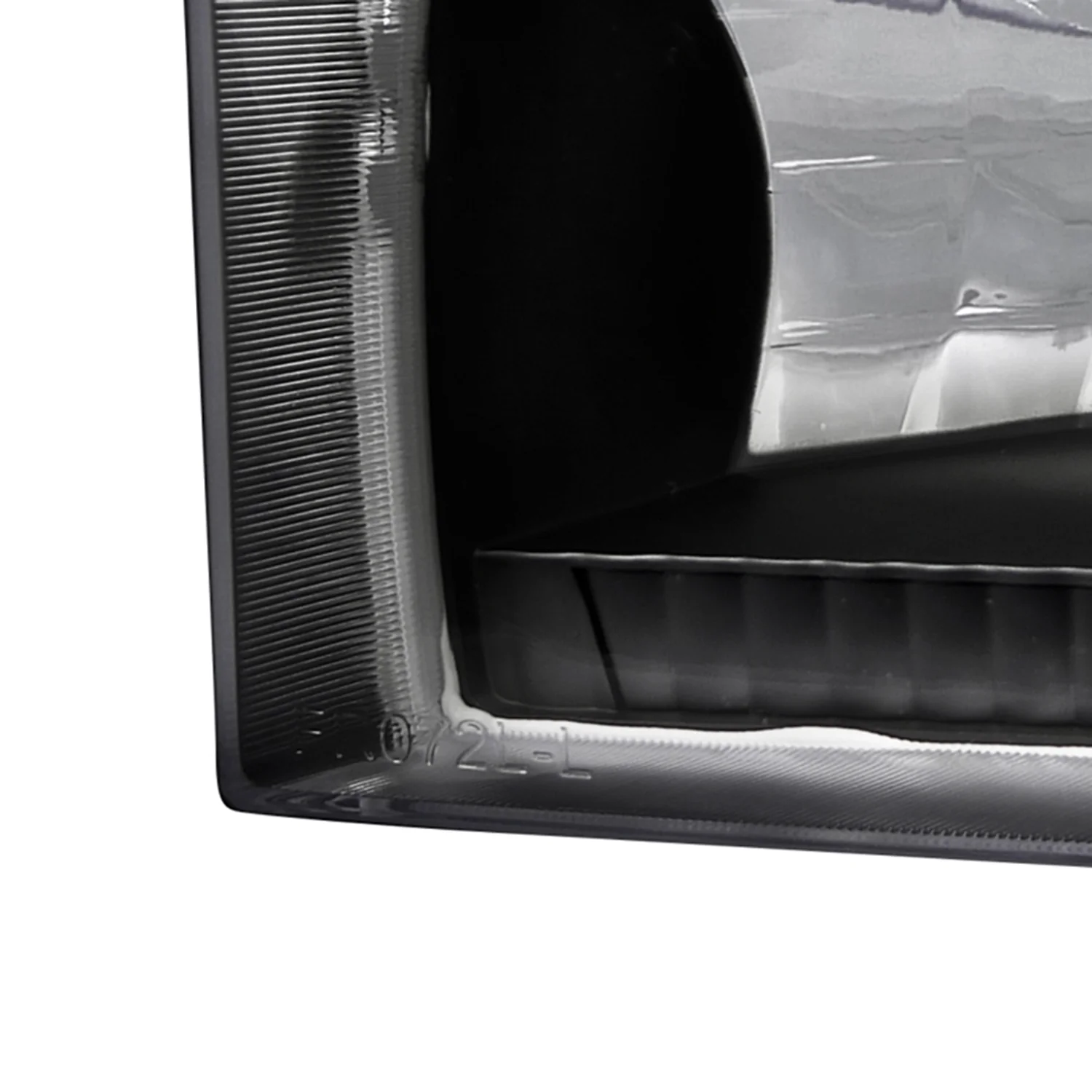 1999-2004 Ford F-250/350/450/550/Excursion Factory Headlights Matt Black - Image 4