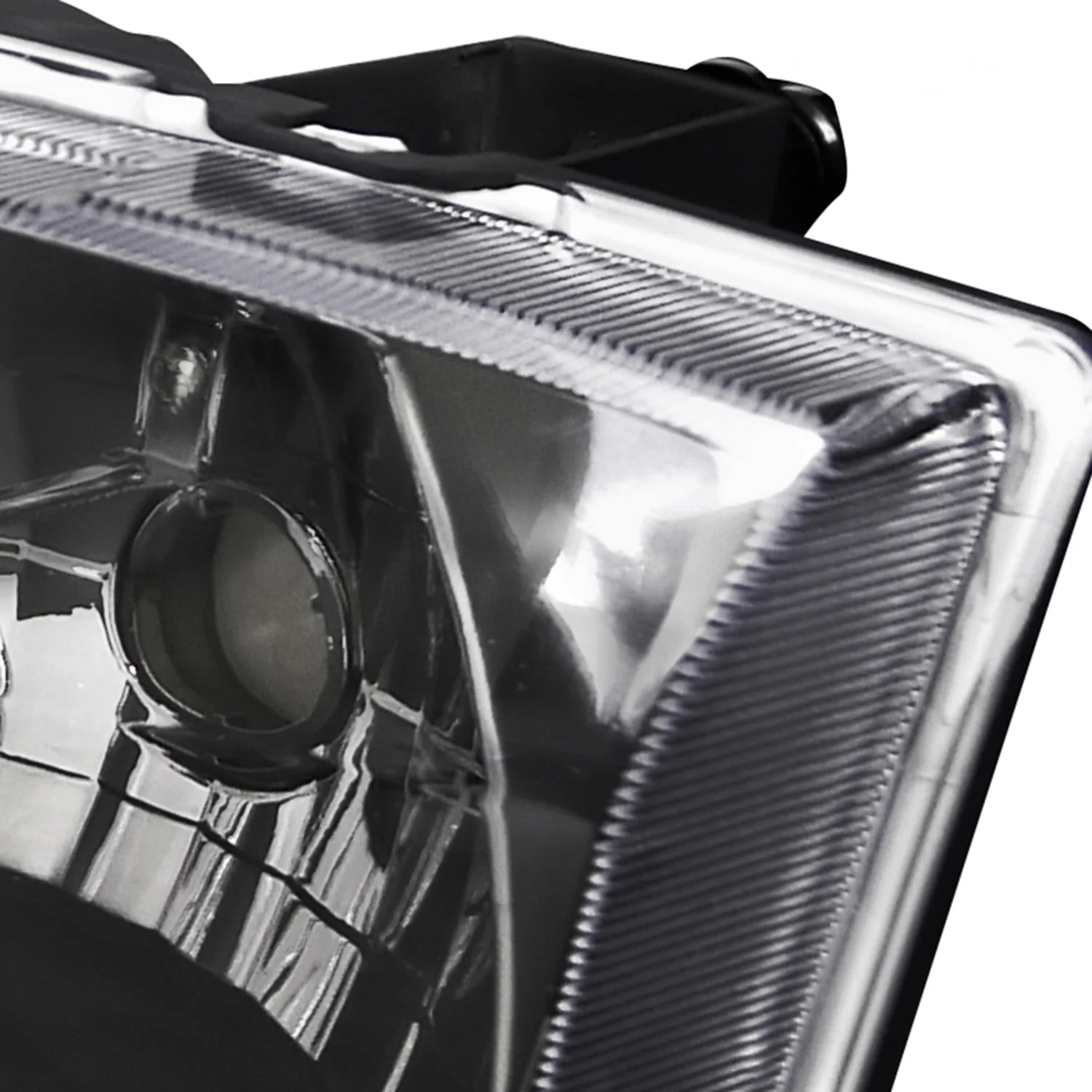 1999-2004 Ford F-250/350/450/550/Excursion Factory Headlights Matt Black - Image 5