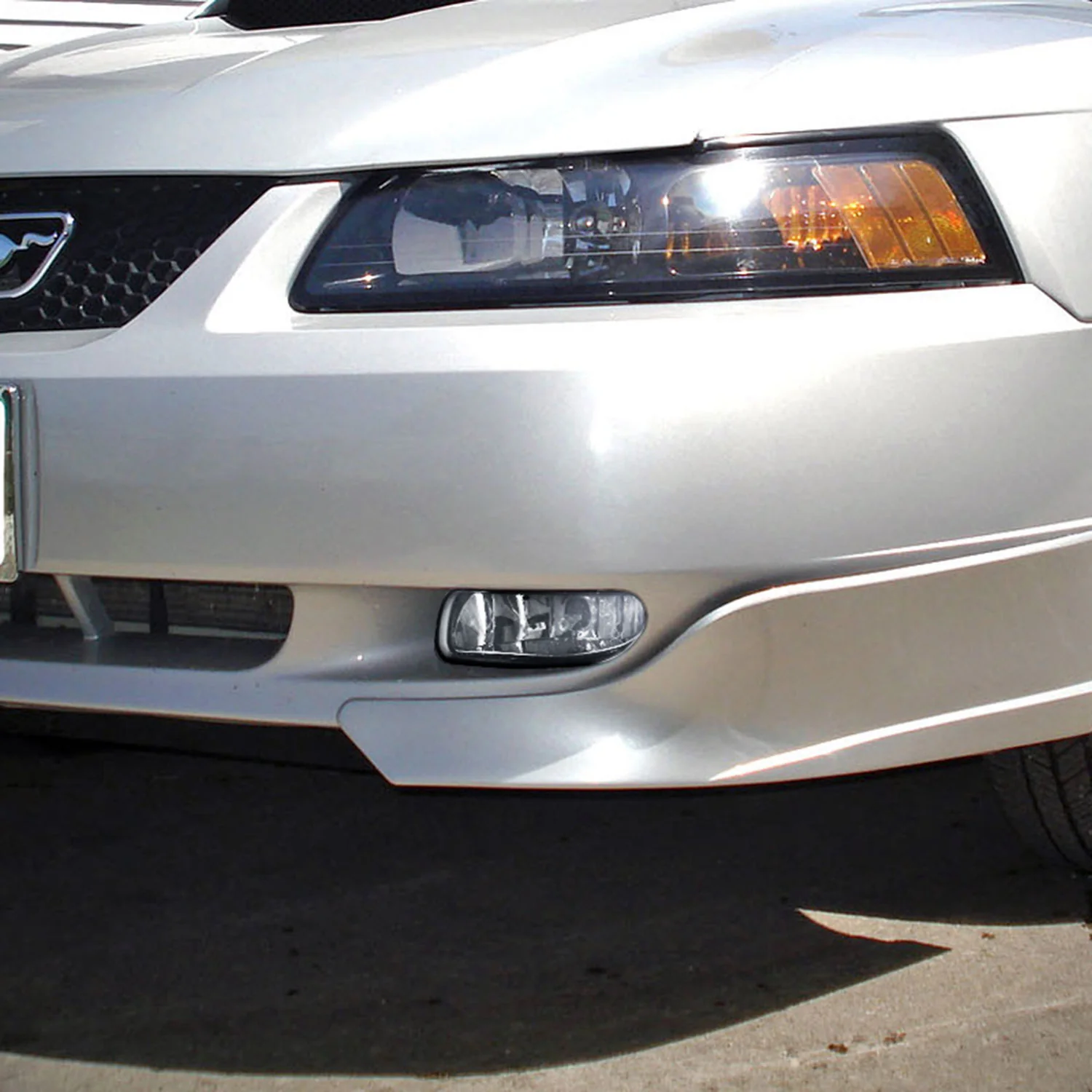 1999-2004 Ford Mustang 899 Fog Lights Kit Chrome Housing/Clear Lens - Image 4
