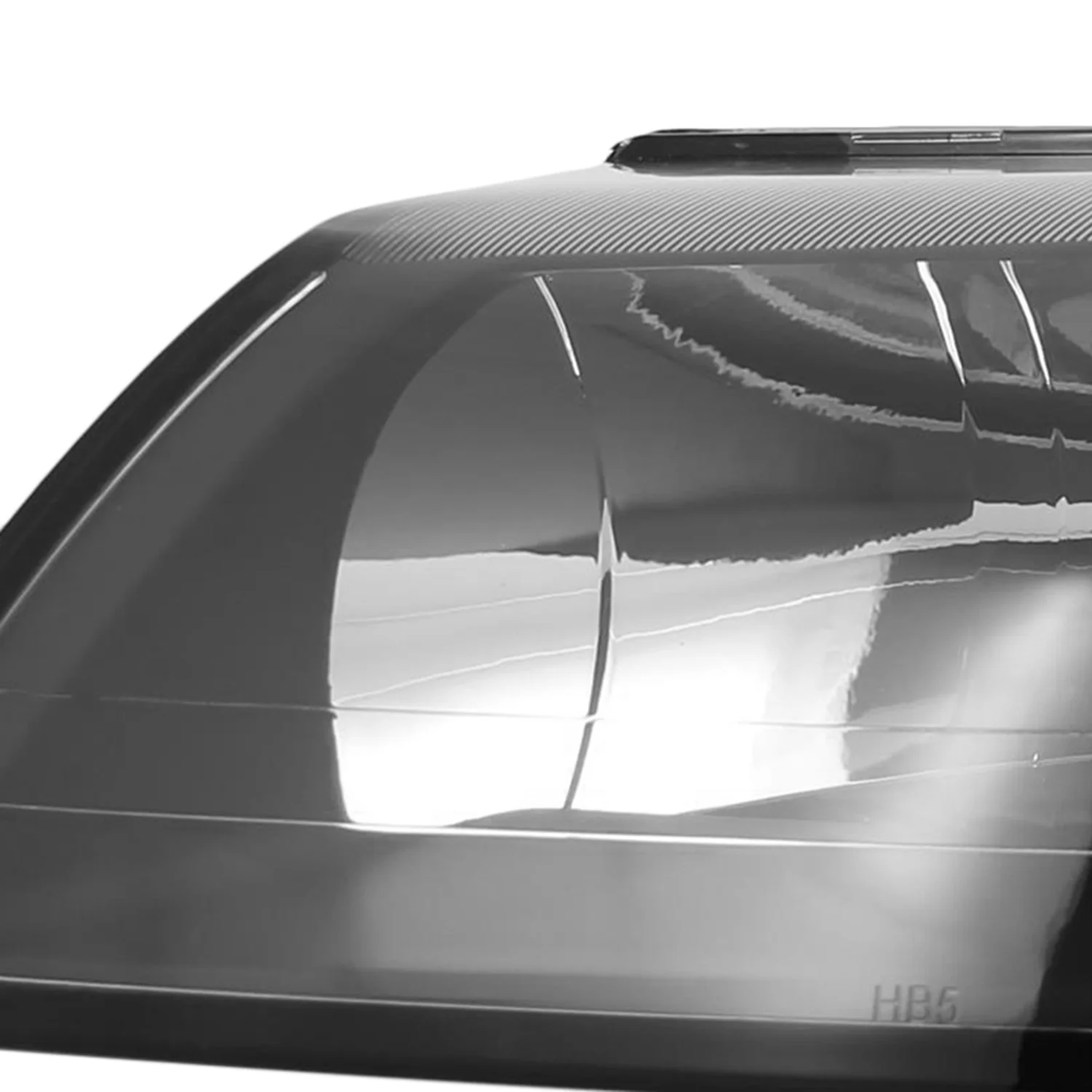 1999-2004 Ford Mustang Factory Headlights w/Amber ReflectorsMatte Black/Clear - Image 3
