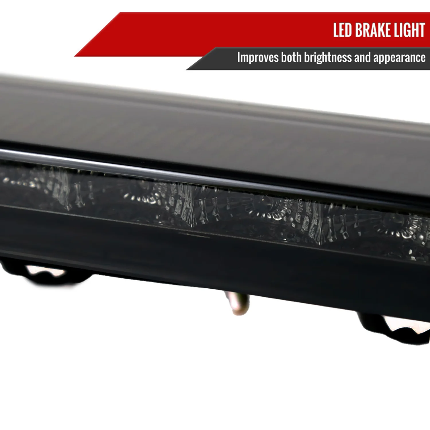 1999-2004 Ford Mustang LED 3rd Brake Light Chrome Housing/Smoke Lens - Image 4