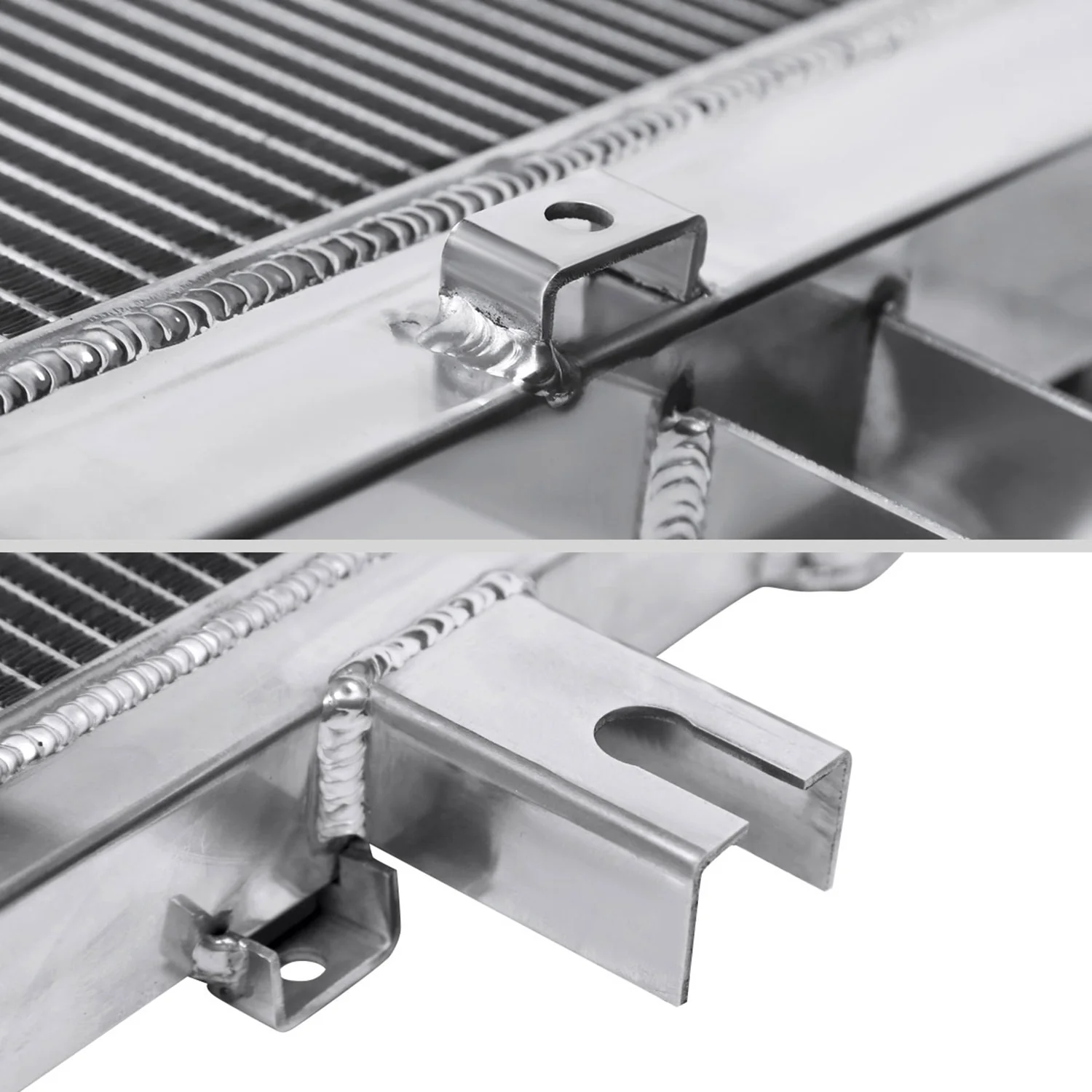 1999-2004 Jeep Grand Cherokee 4.0L L6 2-Row Aluminum Performance Radiator - Image 6