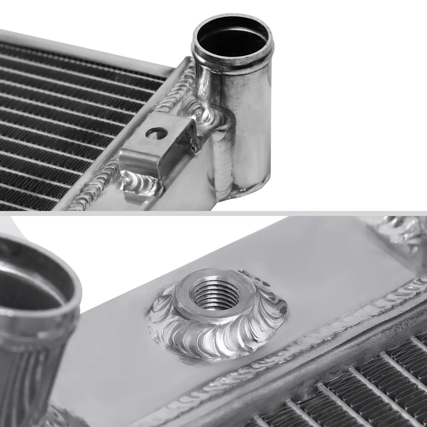 1999-2004 Jeep Grand Cherokee 4.0L L6 2-Row Aluminum Performance Radiator - Image 7