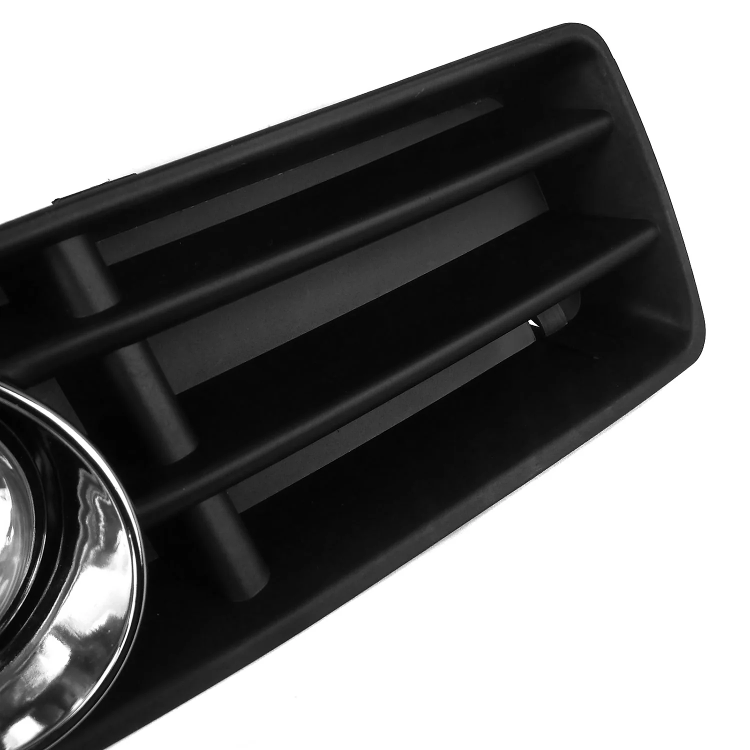 1999-2005 VW Jetta/Bora Mk4 H3 Fog Lights Kit Chrome/Clear Lens - Image 4