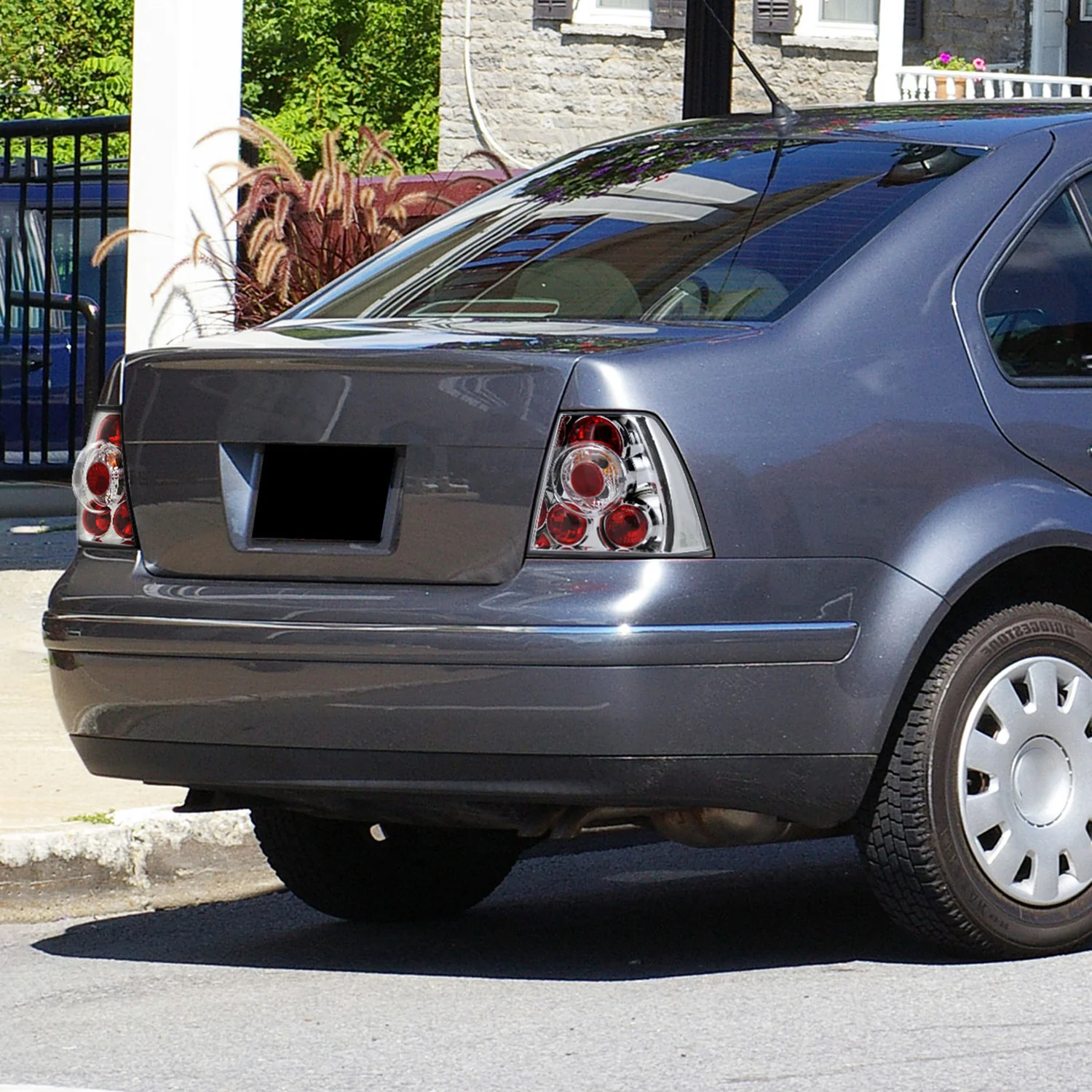 1999-2005 VW Jetta/Bora Mk4 Sedan Tail Lights Chrome/Clear Lens - Image 10