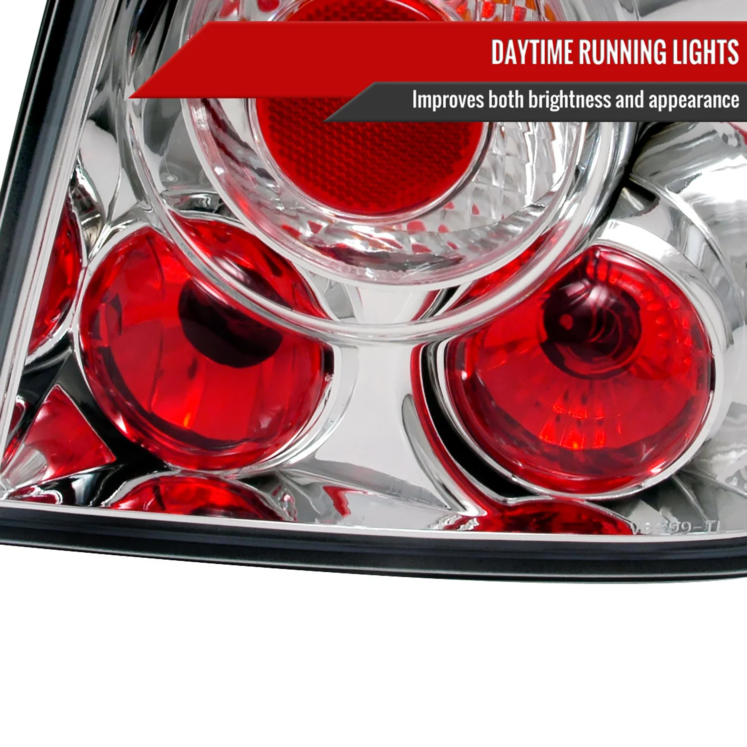 1999-2005 VW Jetta/Bora Mk4 Sedan Tail Lights Chrome/Clear Lens - Image 6