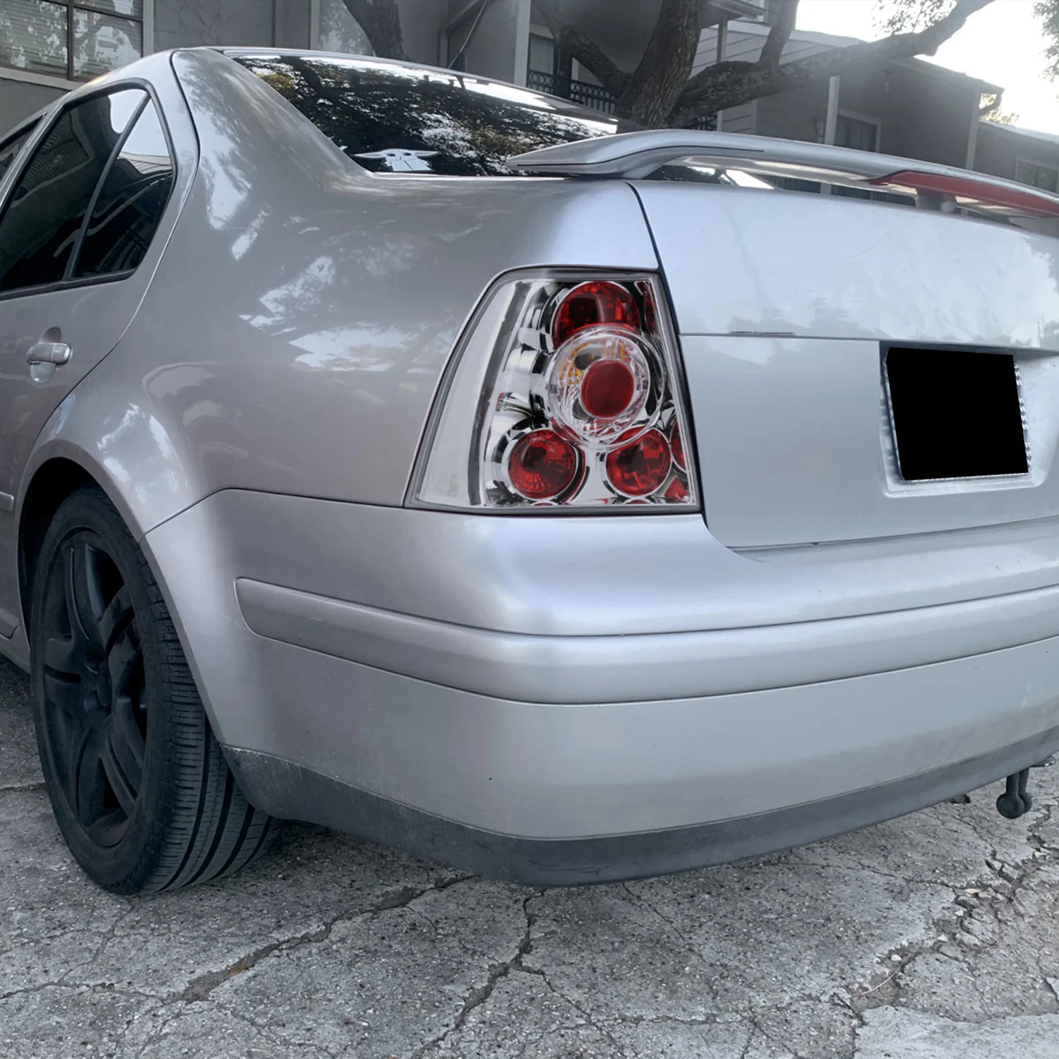 1999-2005 VW Jetta/Bora Mk4 Sedan Tail Lights Chrome/Clear Lens - Image 9