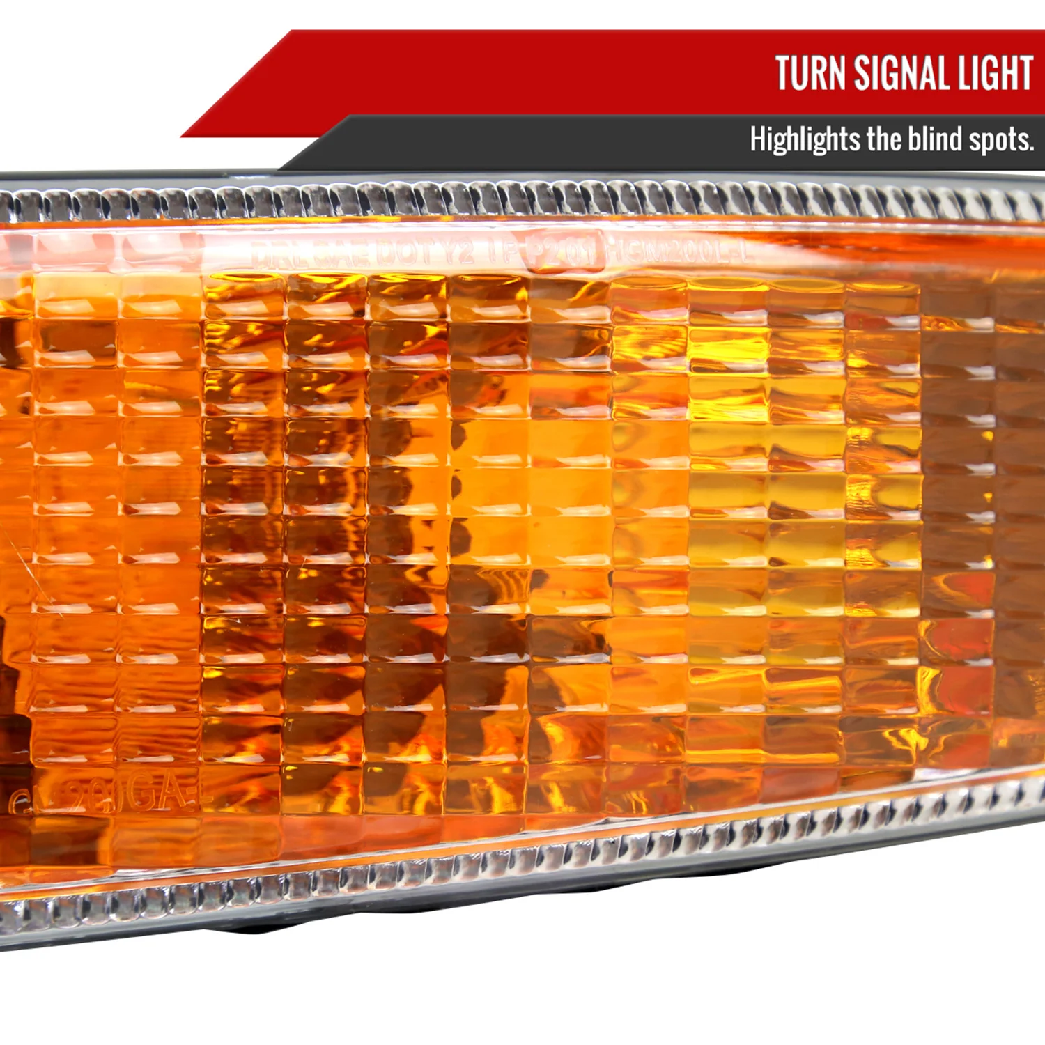 1999-2006 GMC Sierra/ 00-2006 Yukon XL Denali Turn Signal Bumper Lights Chrome - Image 4