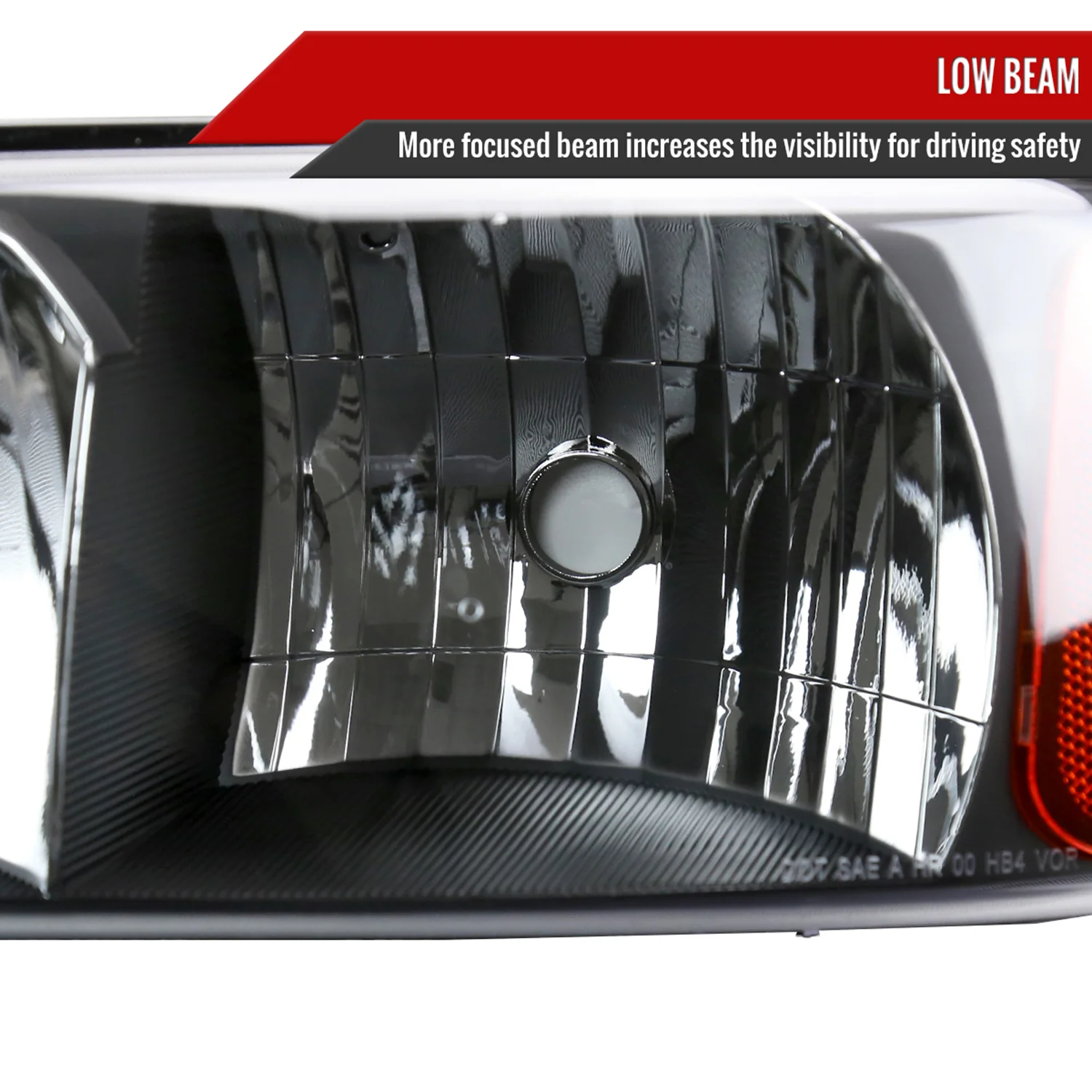 1999-2006 GMC Sierra 1500/2500/3500 Yukon/ XL Headlights&Bumper Lights Black - Image 2